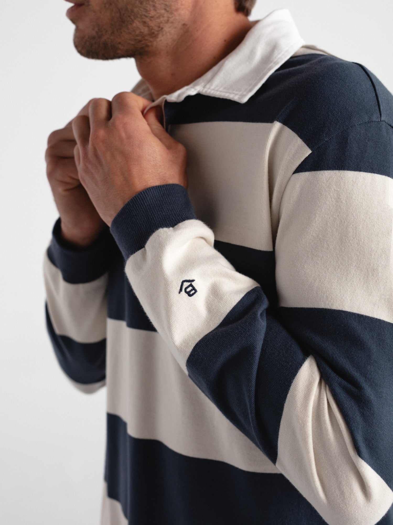 Polo relaxed fit rayas