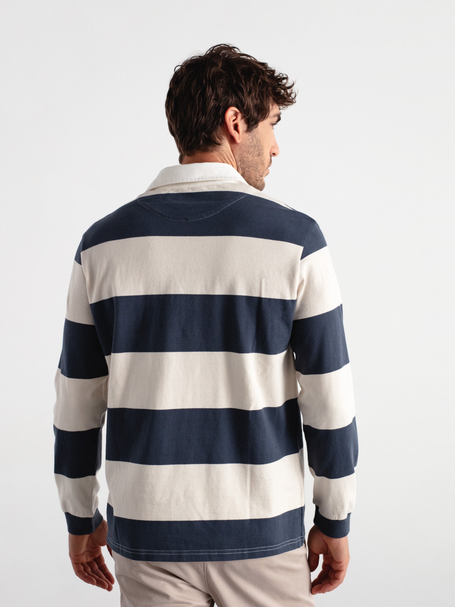 Polo relaxed fit rayas