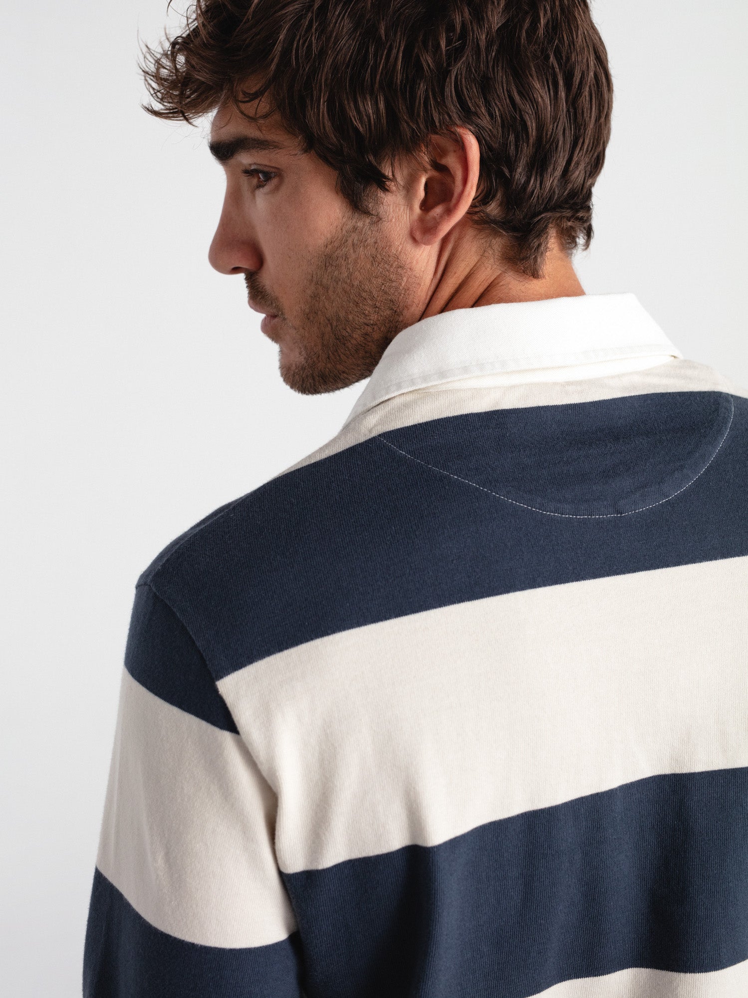 Polo relaxed fit rayas