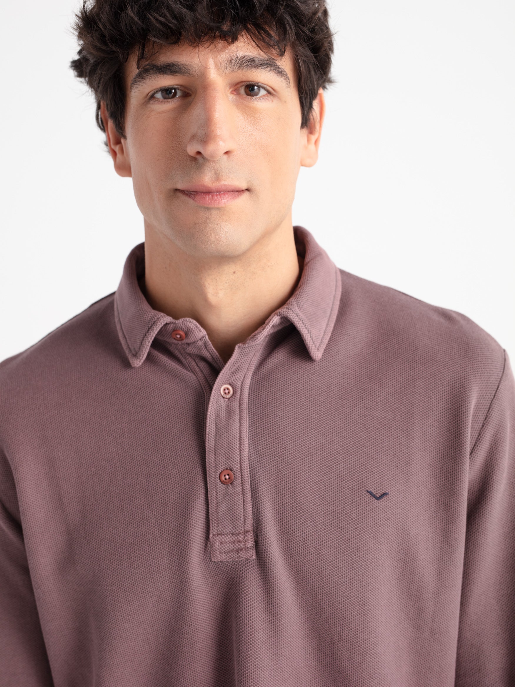 Polo 100% algodón manga larga