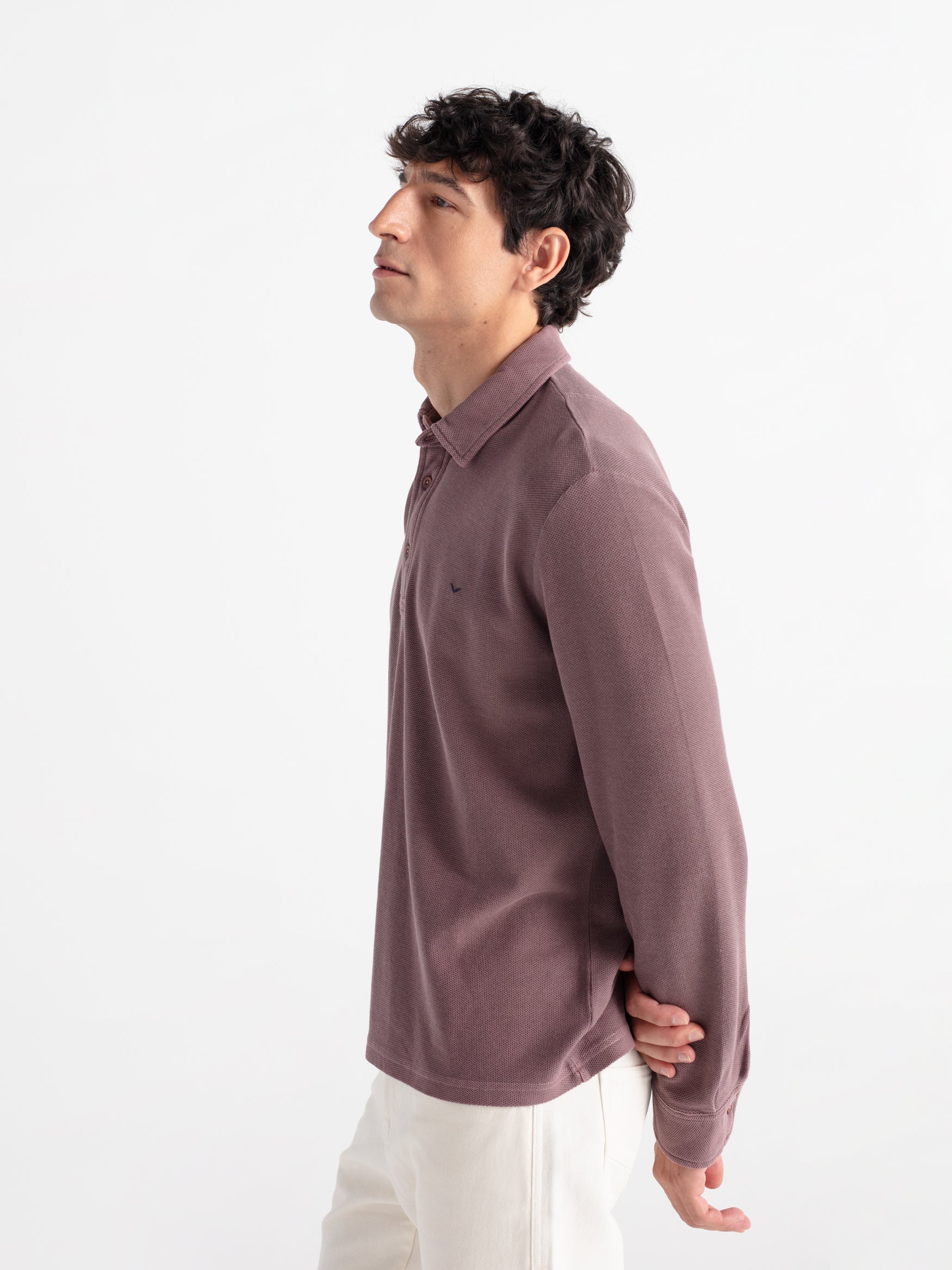 Polo 100% algodón manga larga