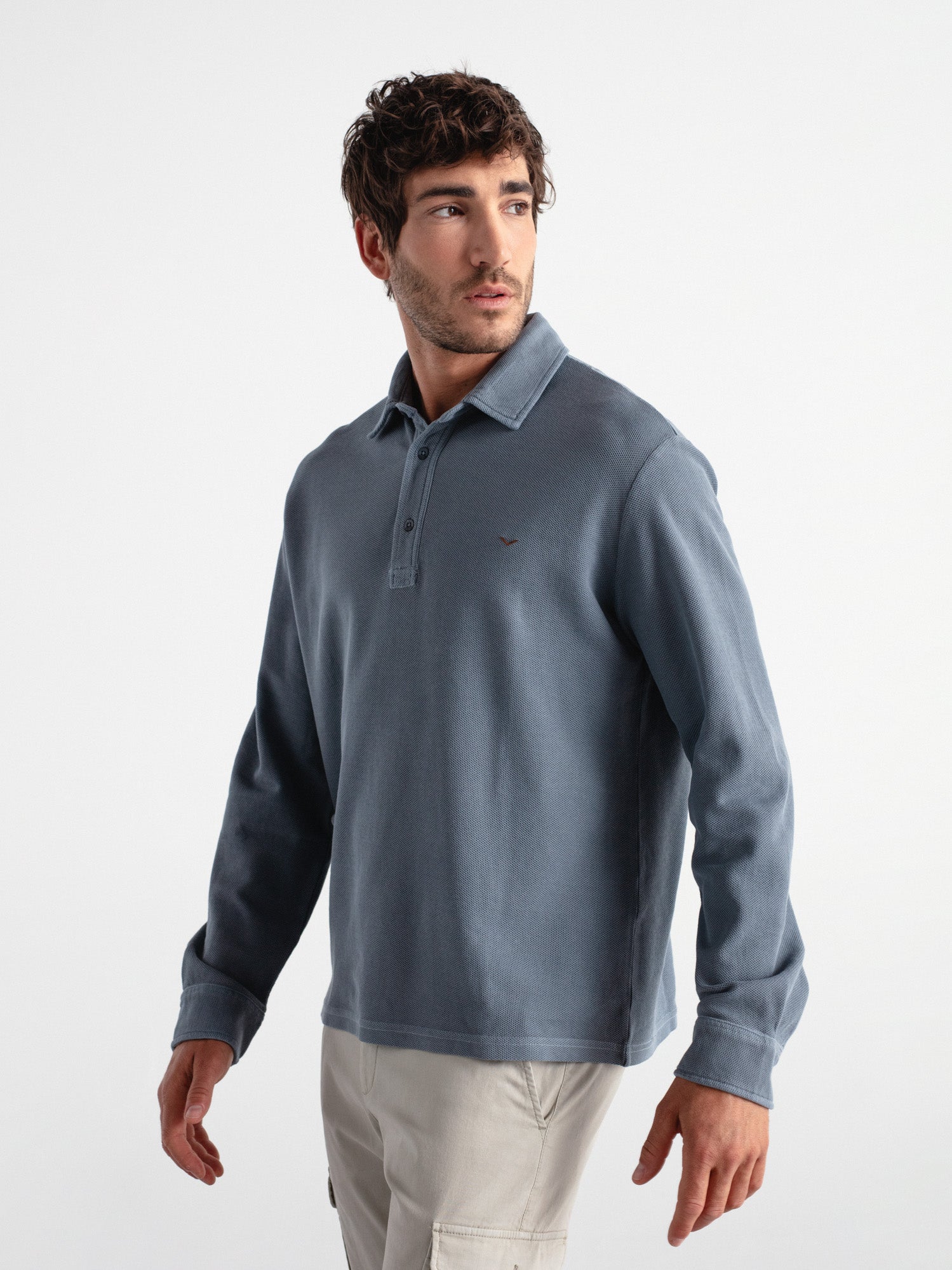 Polo 100% algodón manga larga