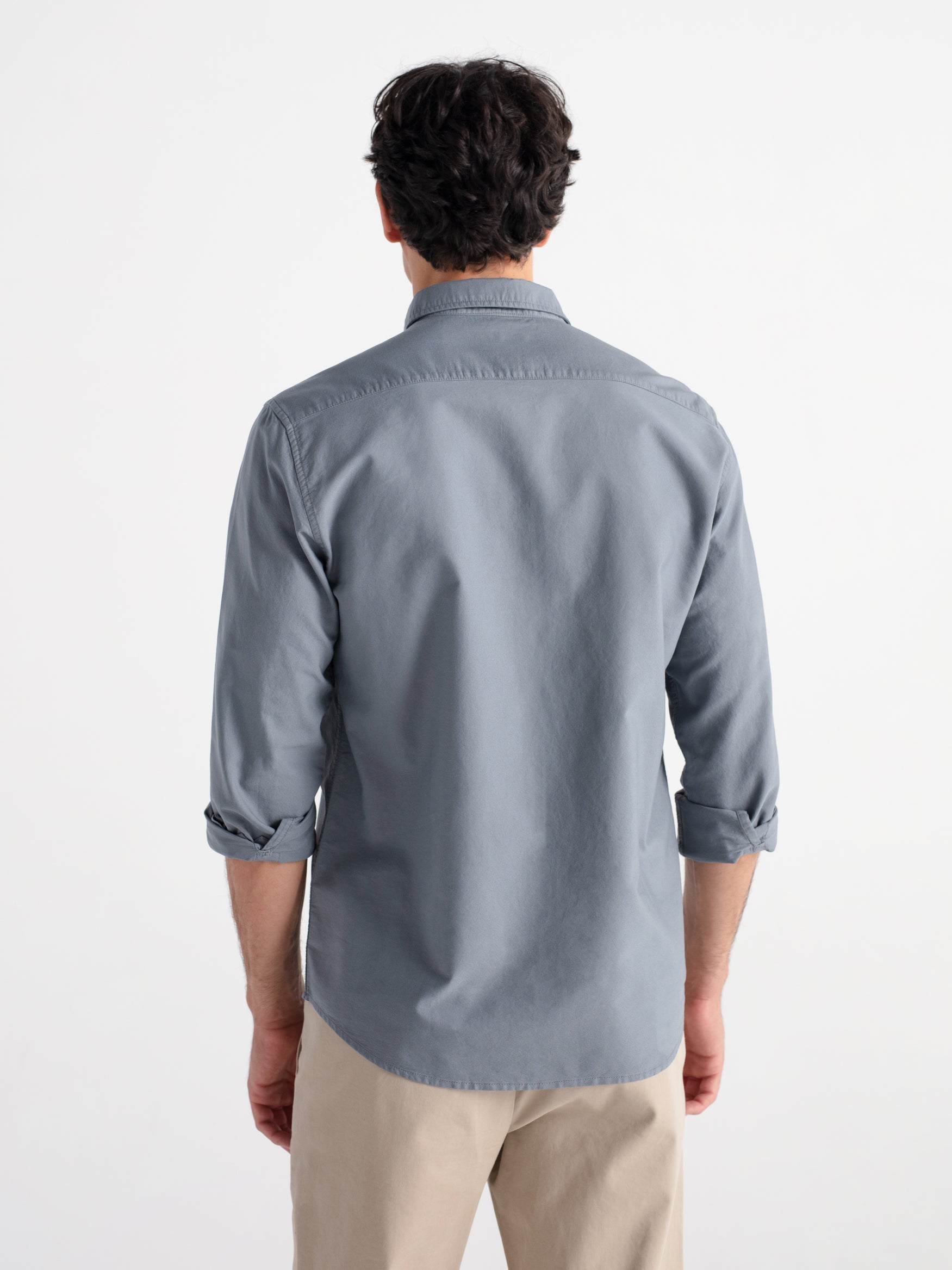 Camisa slim fit oxford algodón