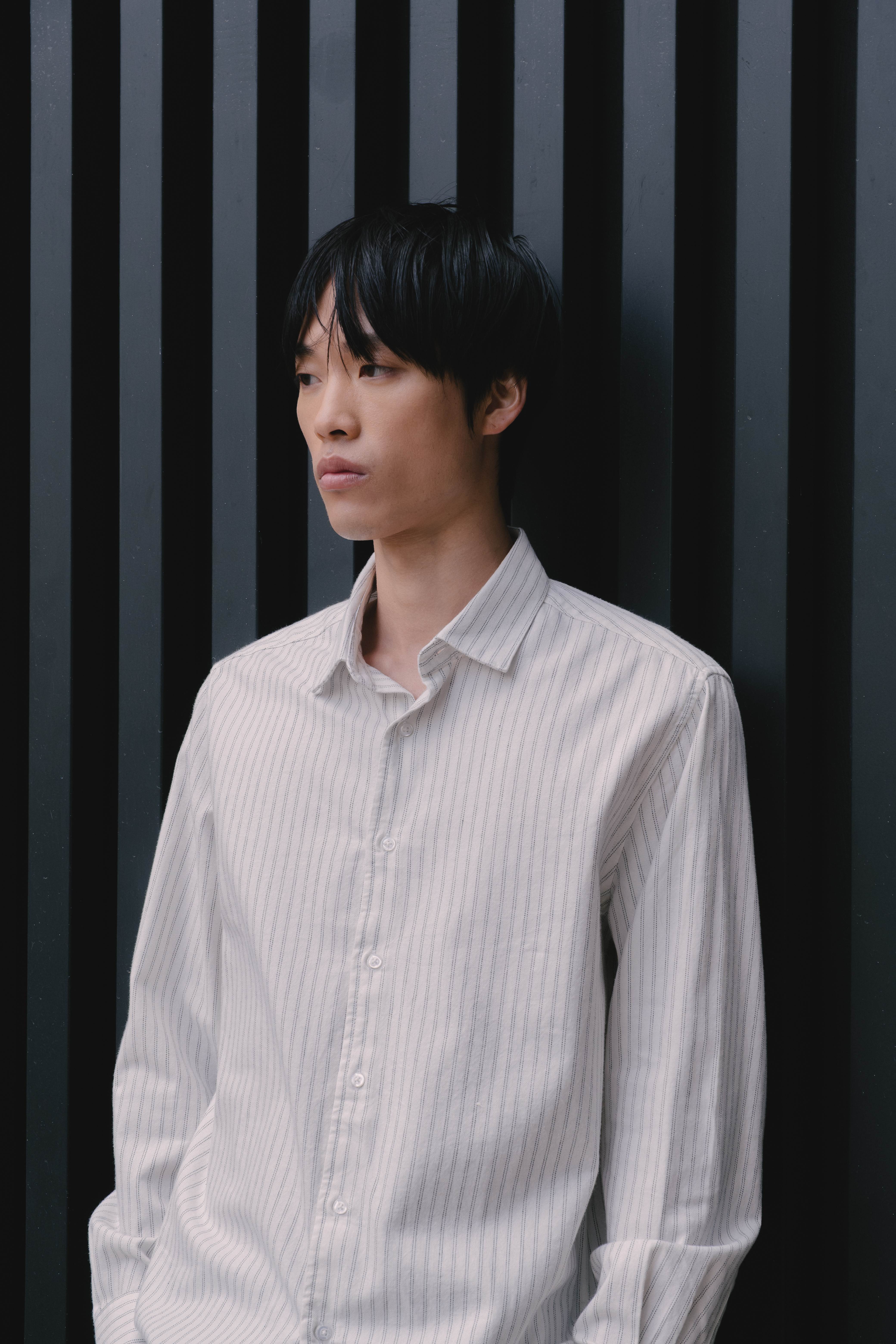 Camisa regular rayas smart