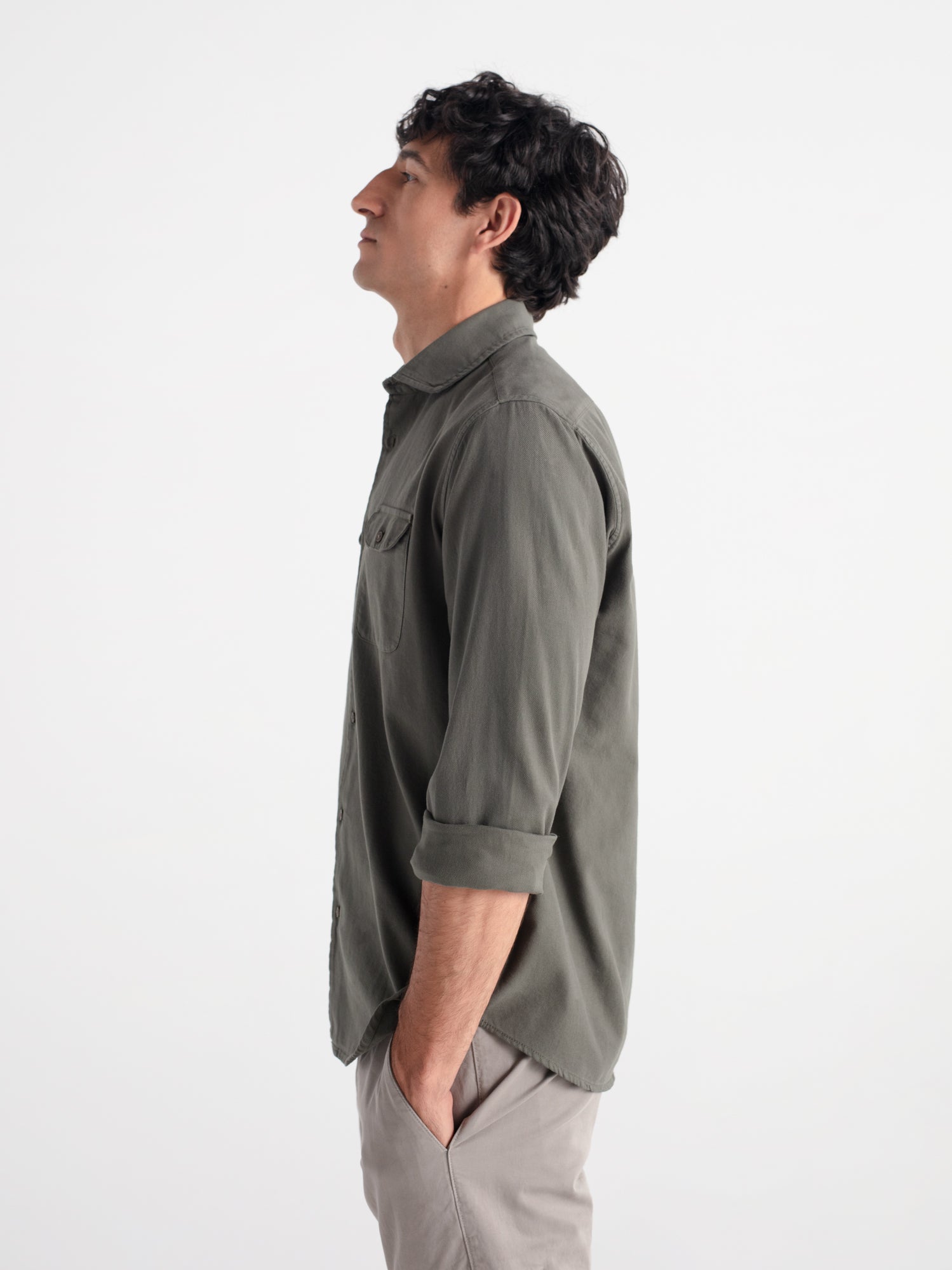 Camisa manga larga sarga