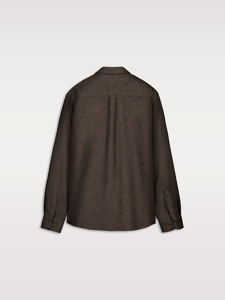 Camisa regular fit con bolsillos