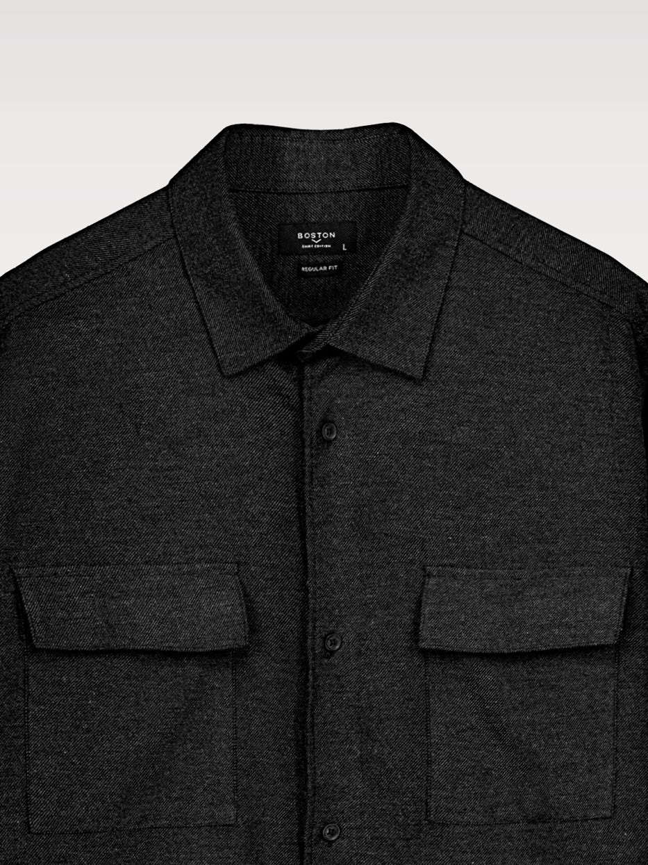 Camisa regular fit con bolsillos