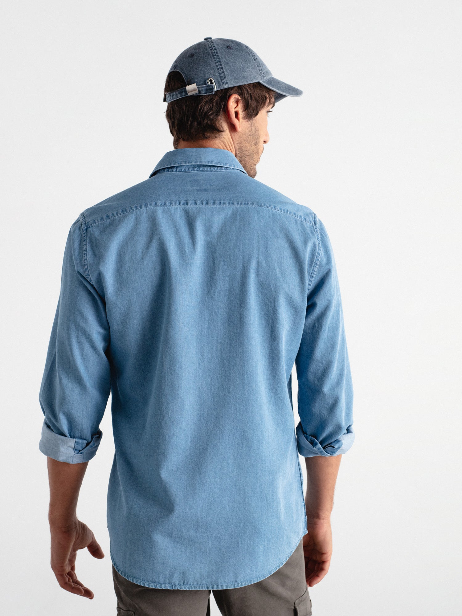 Camisa slim fit tejana