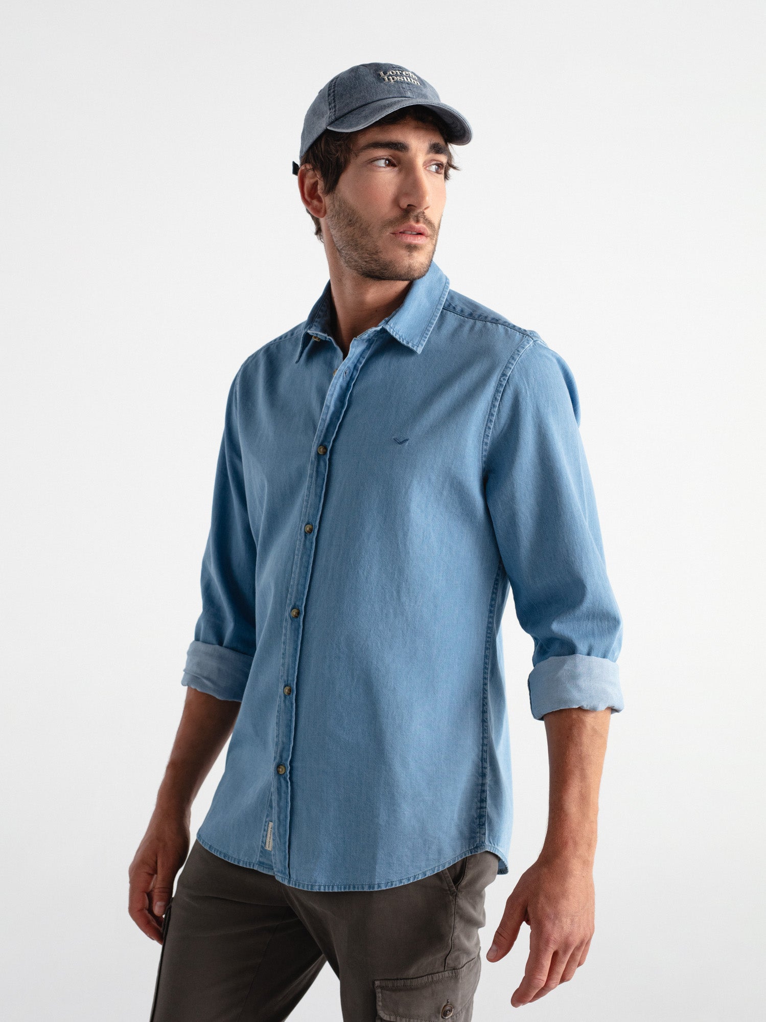 Camisa slim fit tejana