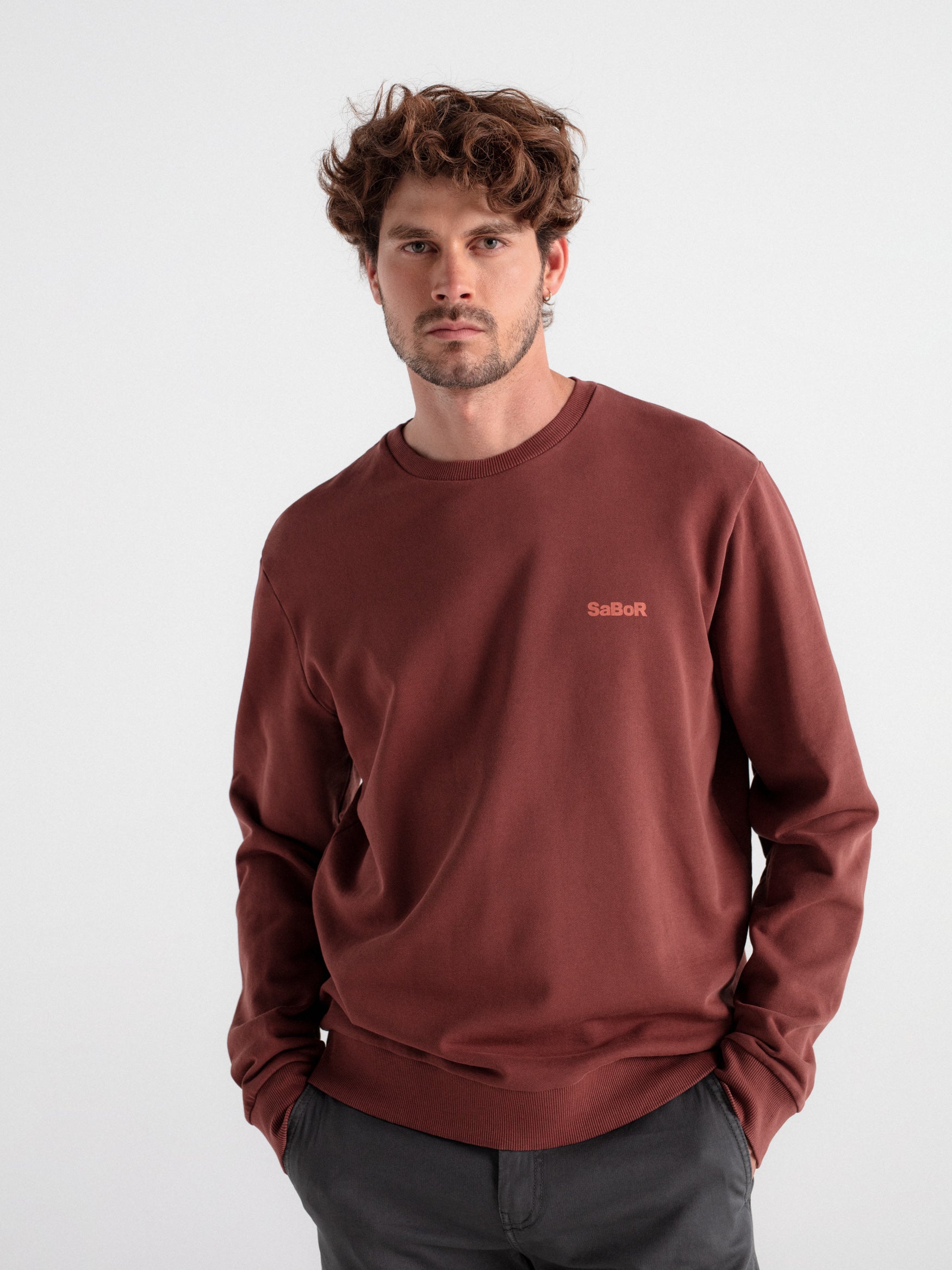 Sudadera confort gráfica