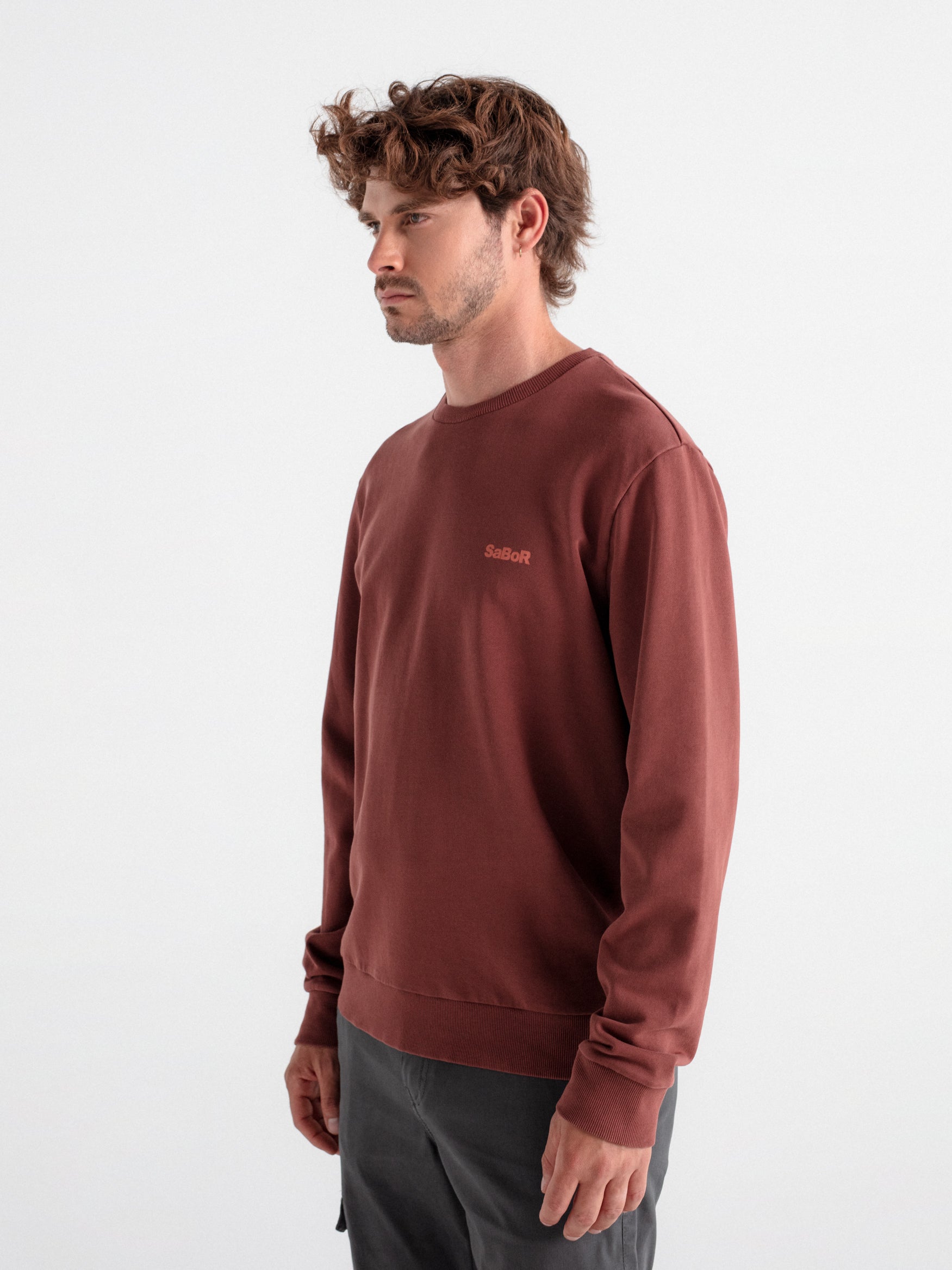 Sudadera confort gráfica