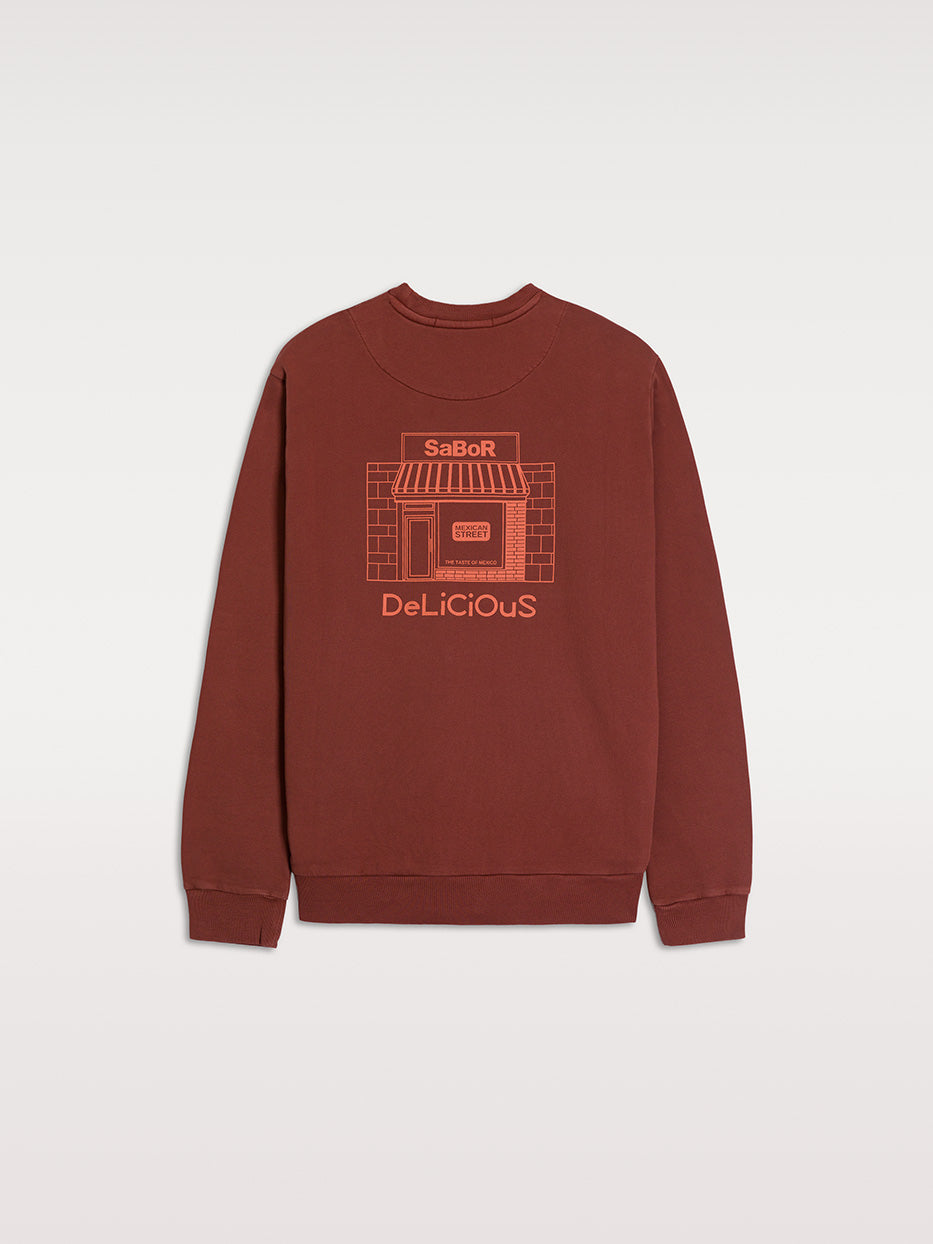 Sudadera confort gráfica