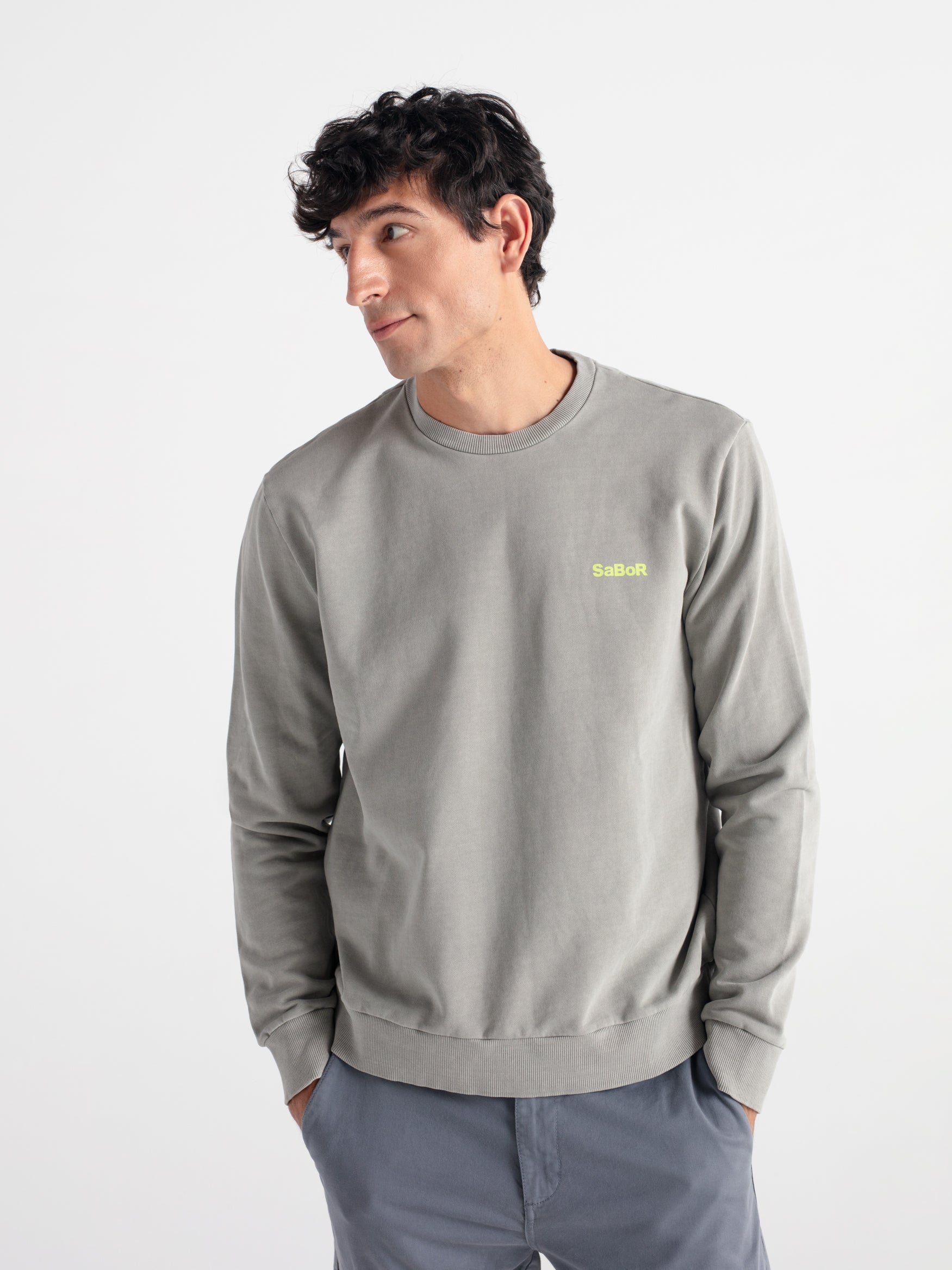 Sudadera confort gráfica