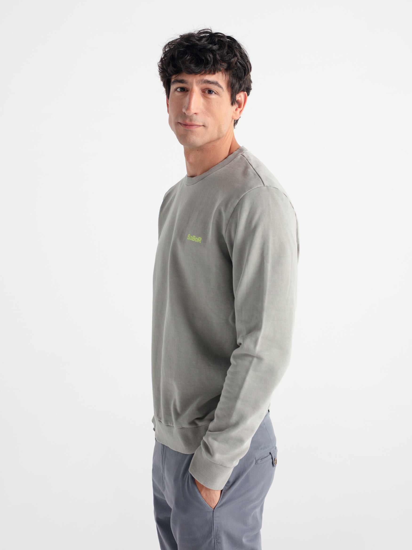 Sudadera confort gráfica