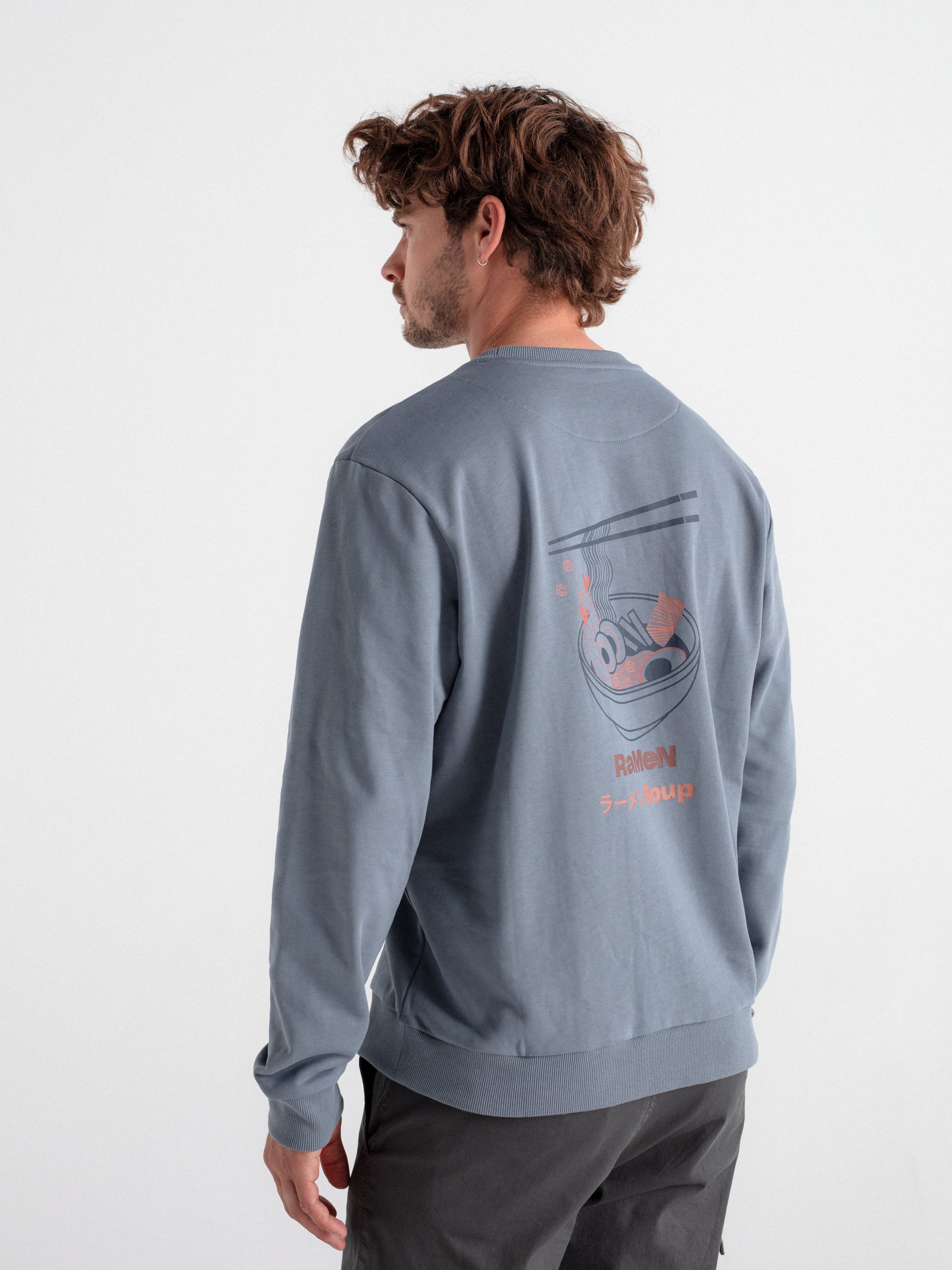 Sudadera confort gráfica abstracta