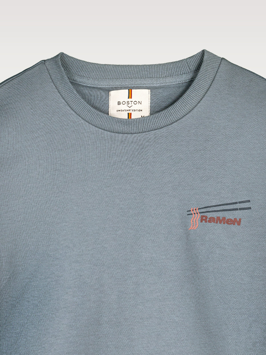 Sudadera confort gráfica abstracta