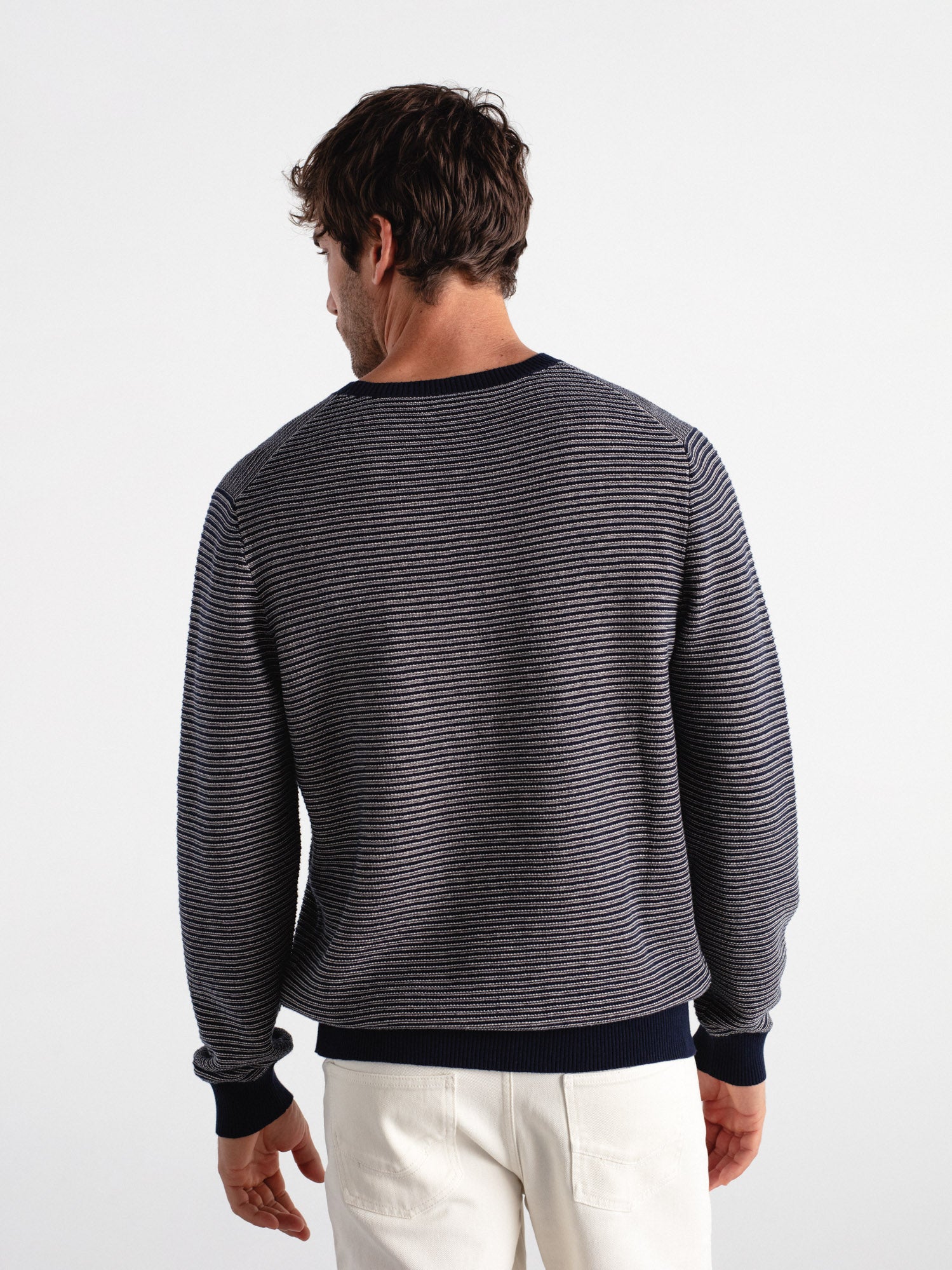 Jersey estructura con rayas