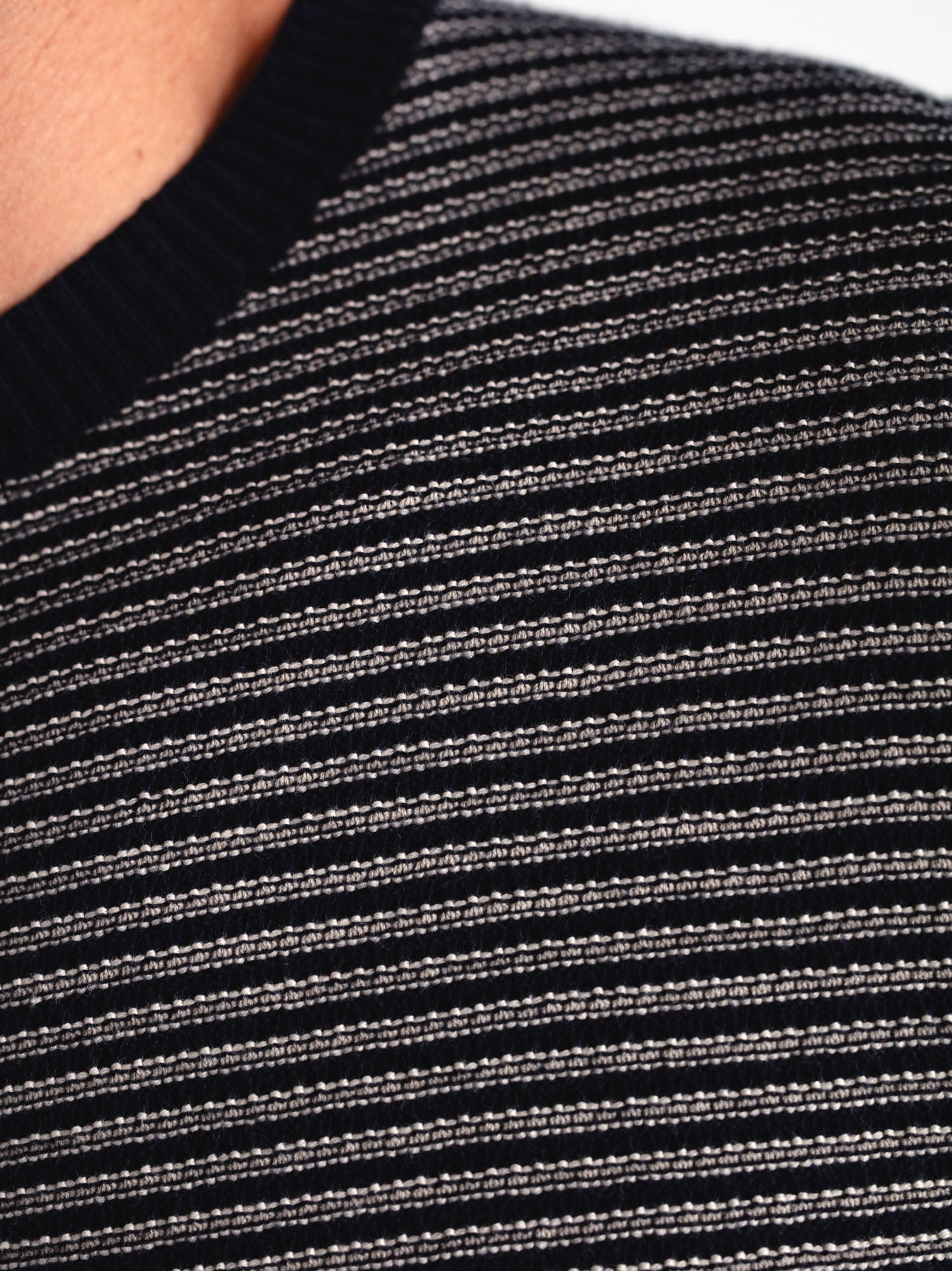 Jersey estructura con rayas