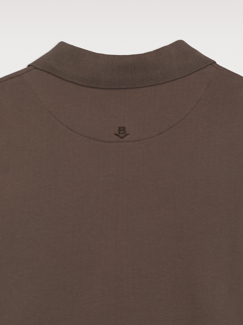 Sudadera regular cuello polo