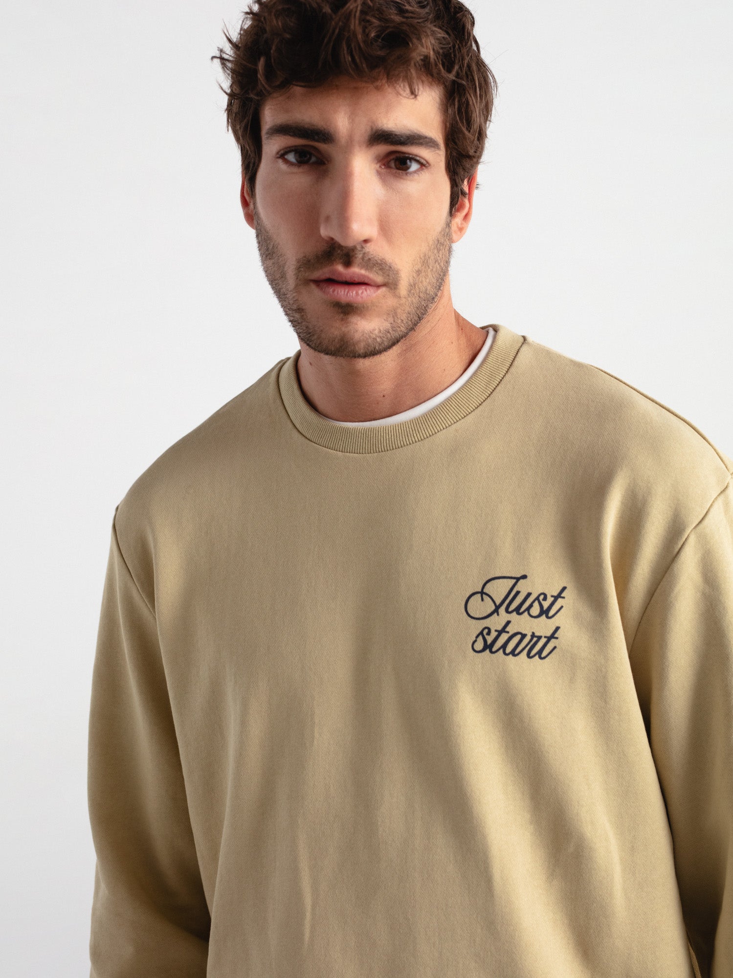 Sudadera regular fit "Just Start"