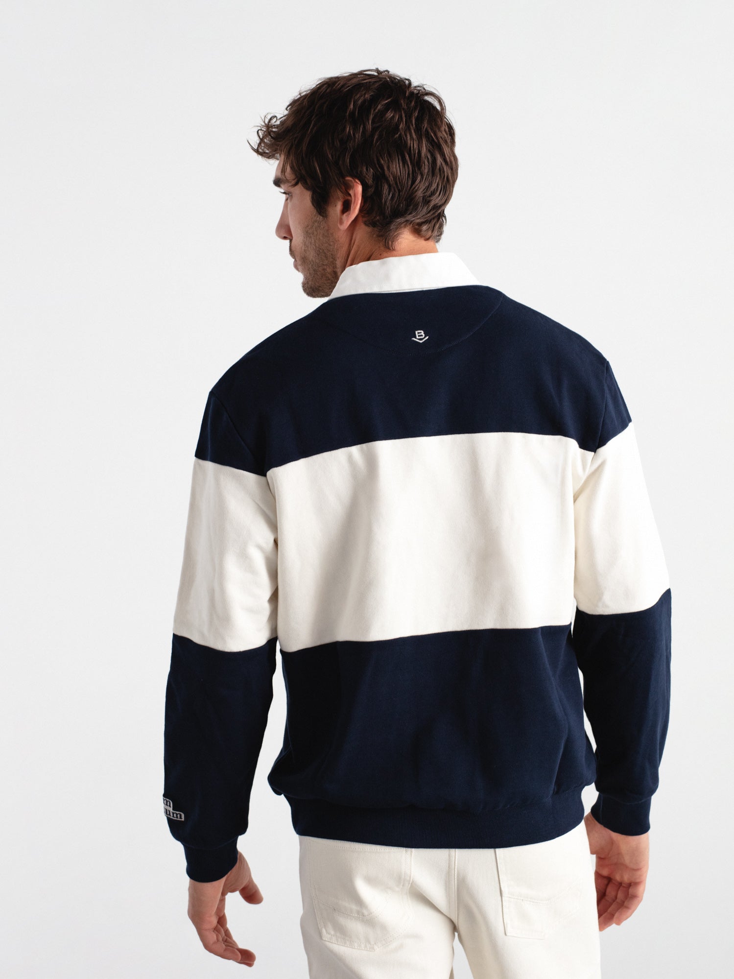 Sudadera regular fit rayas