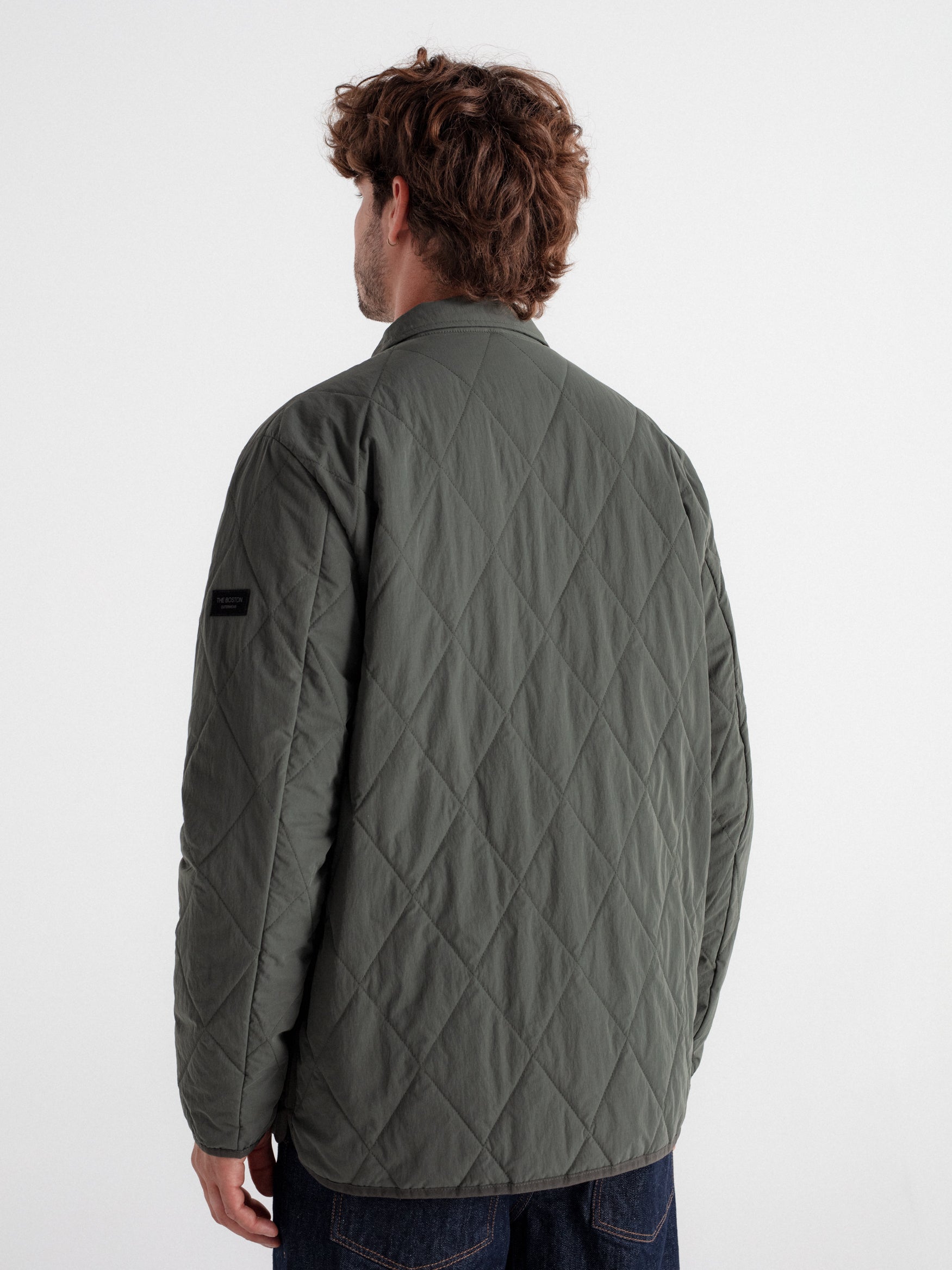 Chaqueta acolchada rombos