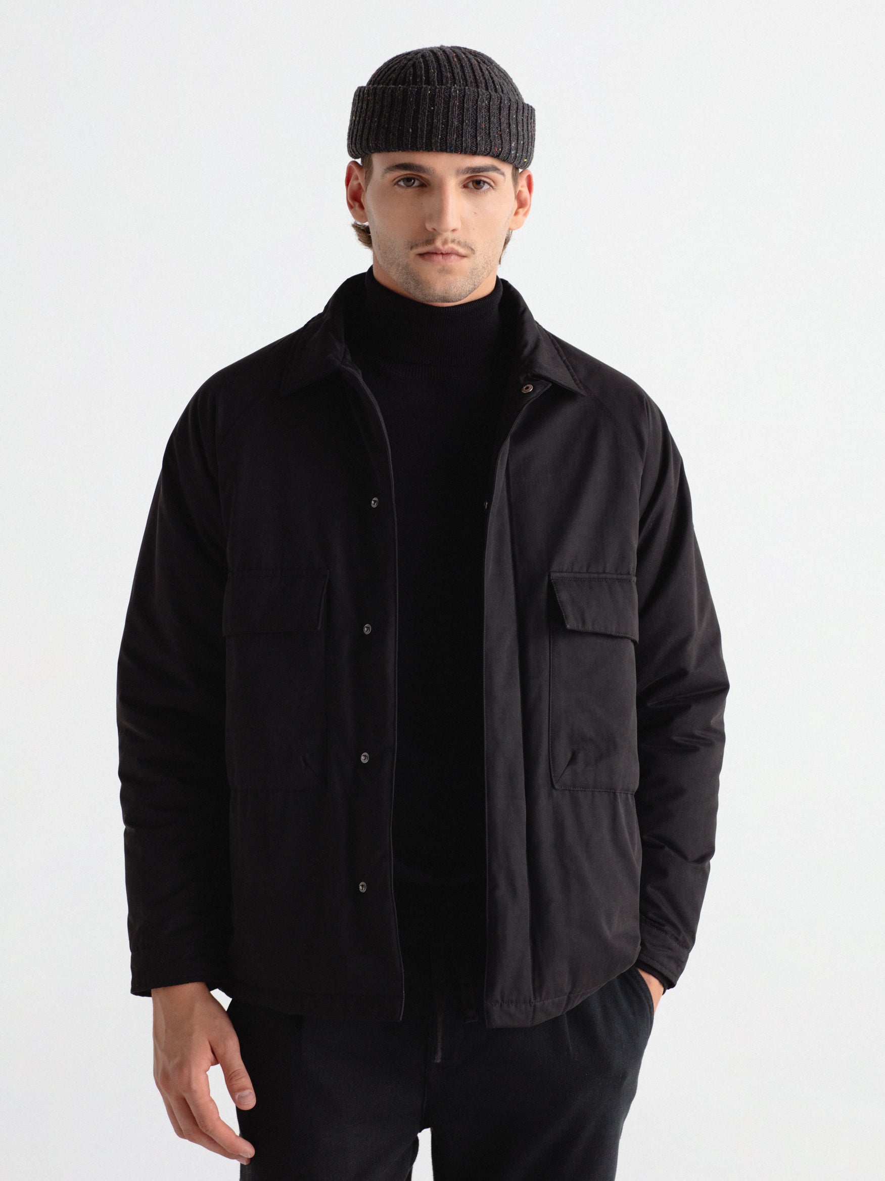 Cazadora acolchada bolsillos