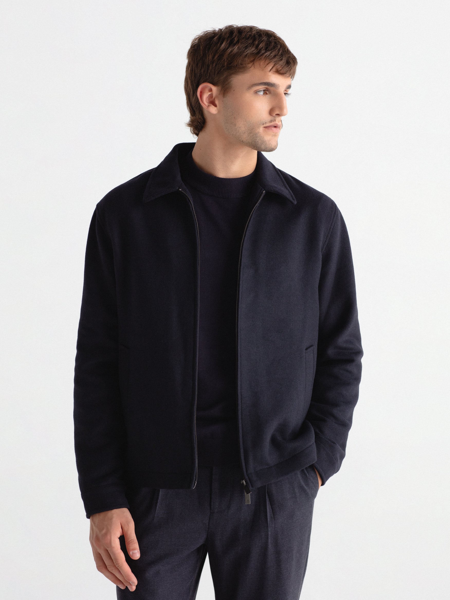 Cazadora Harrington paño