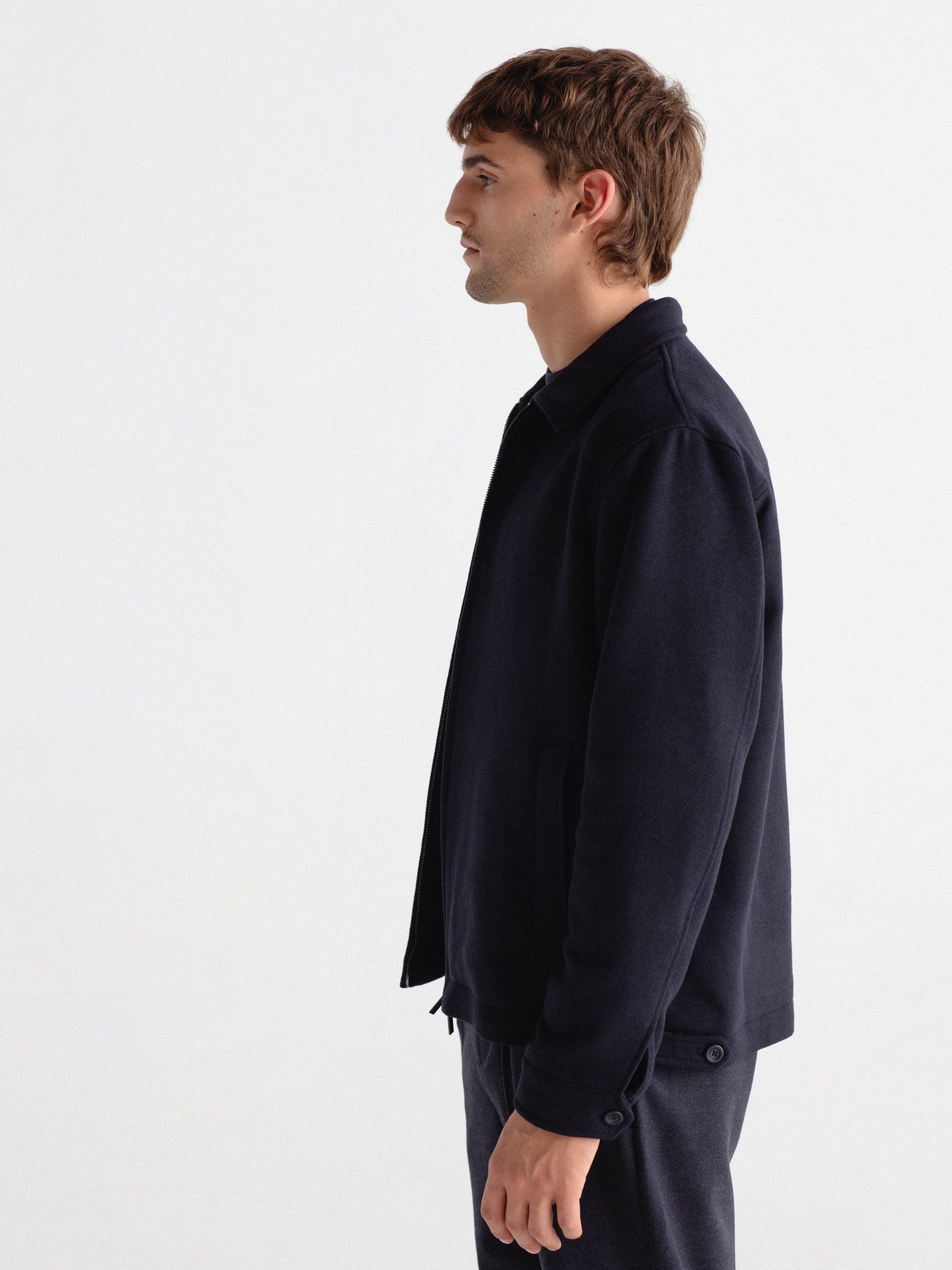 Cazadora Harrington paño