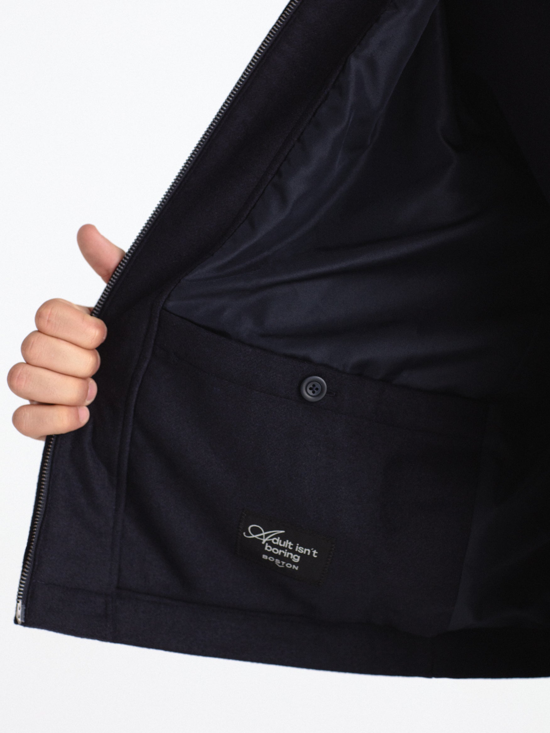 Cazadora Harrington paño