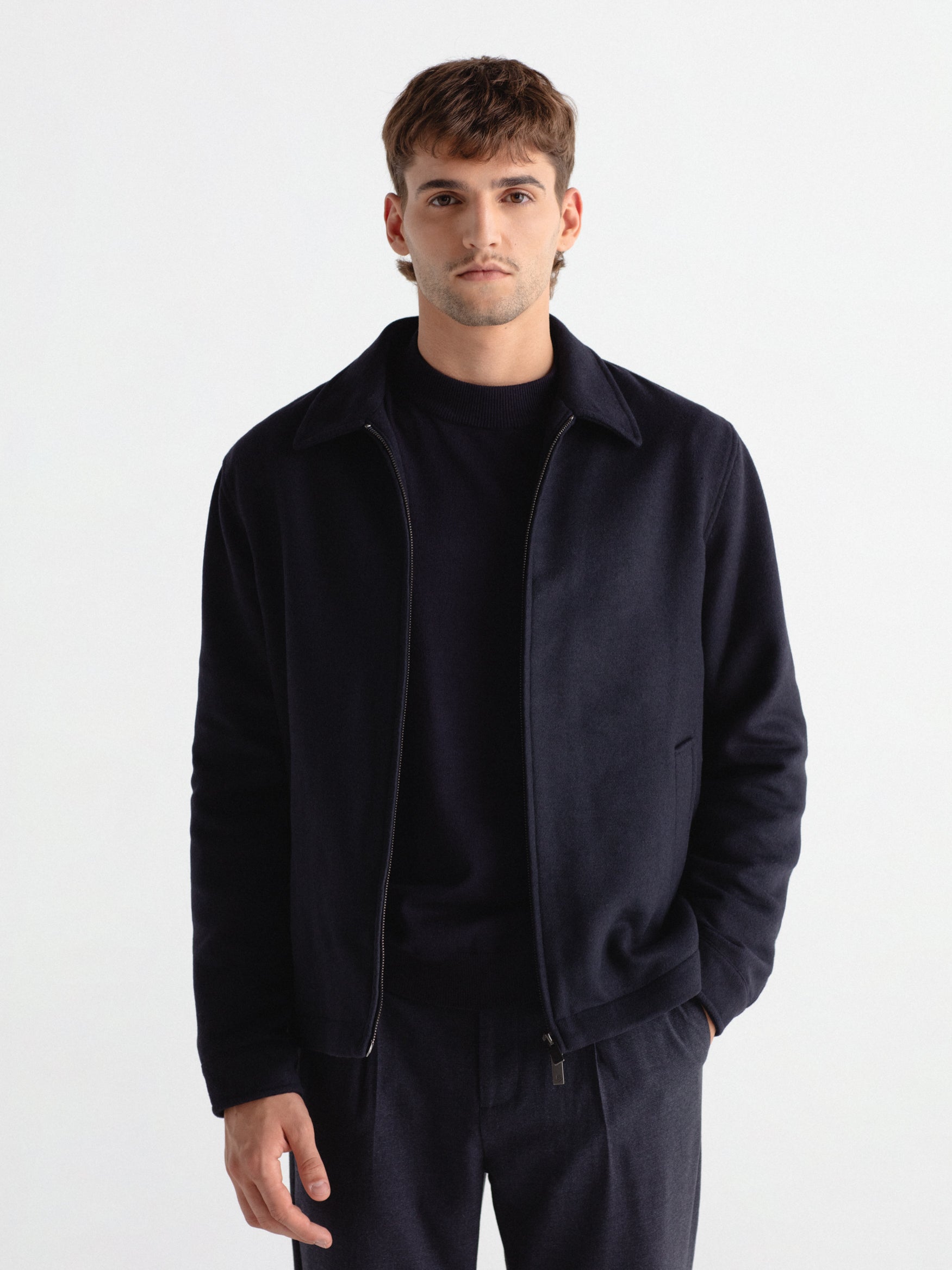 Cazadora Harrington paño