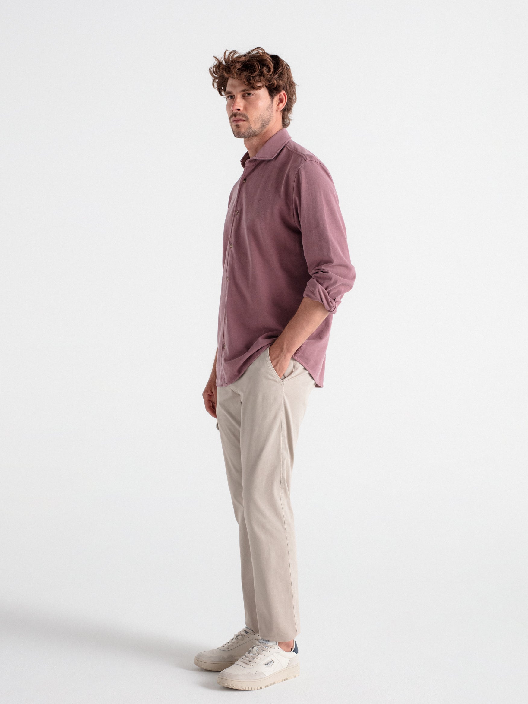 Pantalón regular fit cargo con estructura