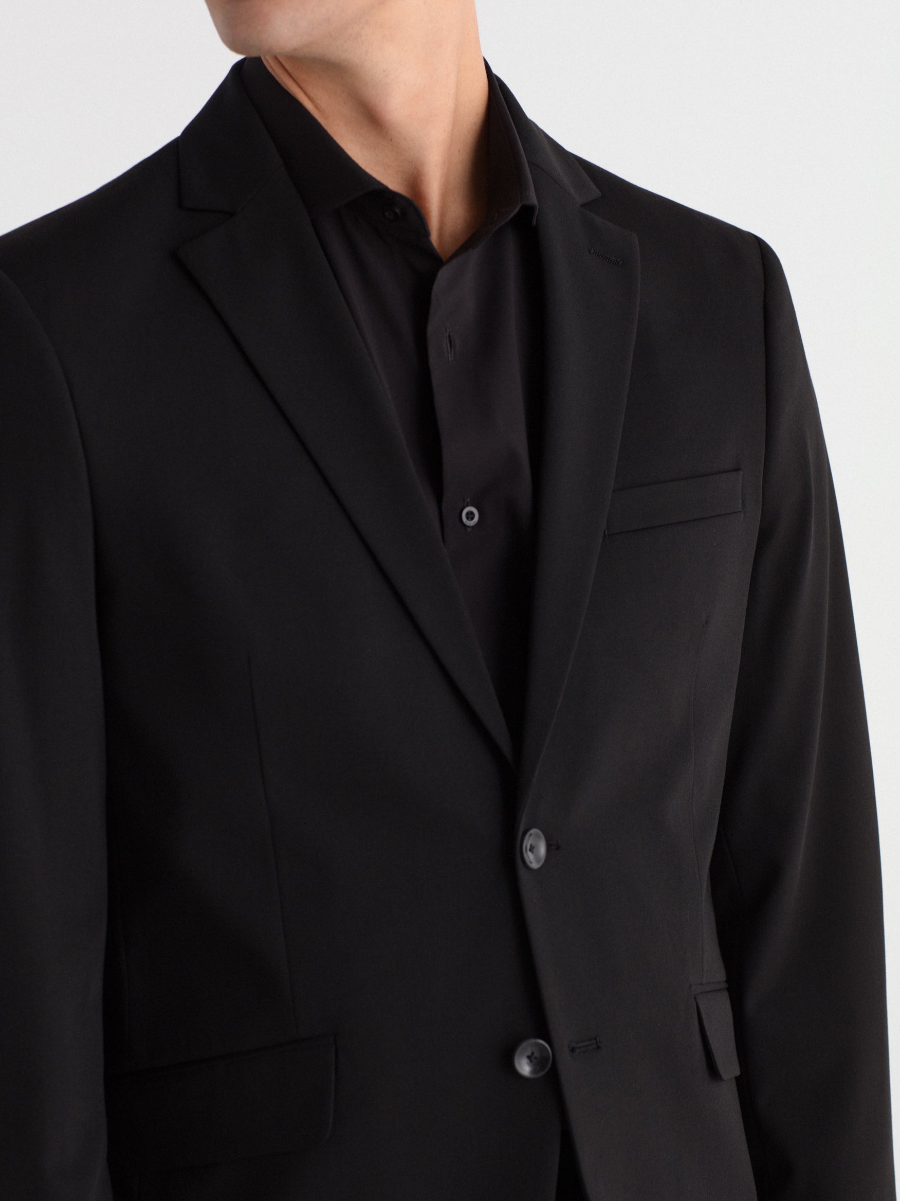 Americana traje slim fit liso