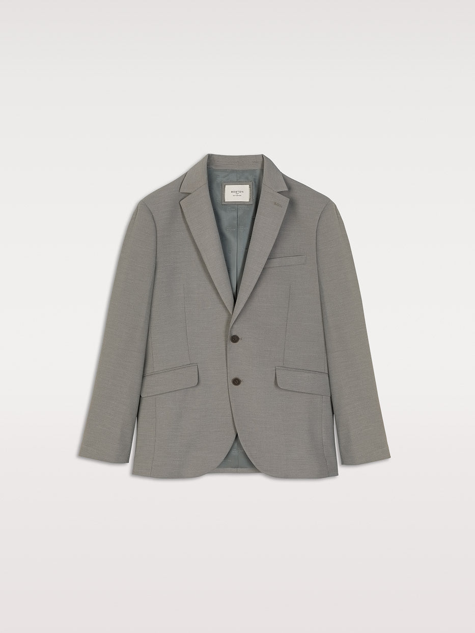 Americana traje slim fit falso liso