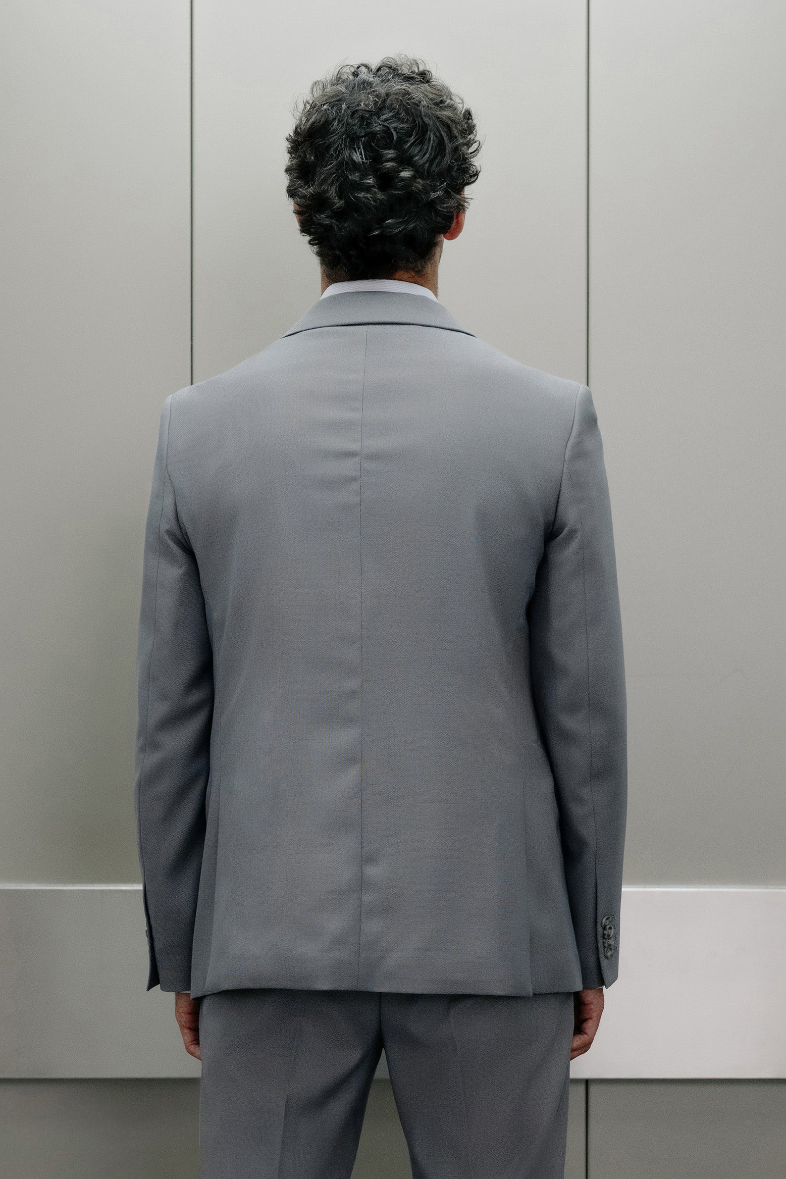 Americana traje slim lana ojo de perdiz