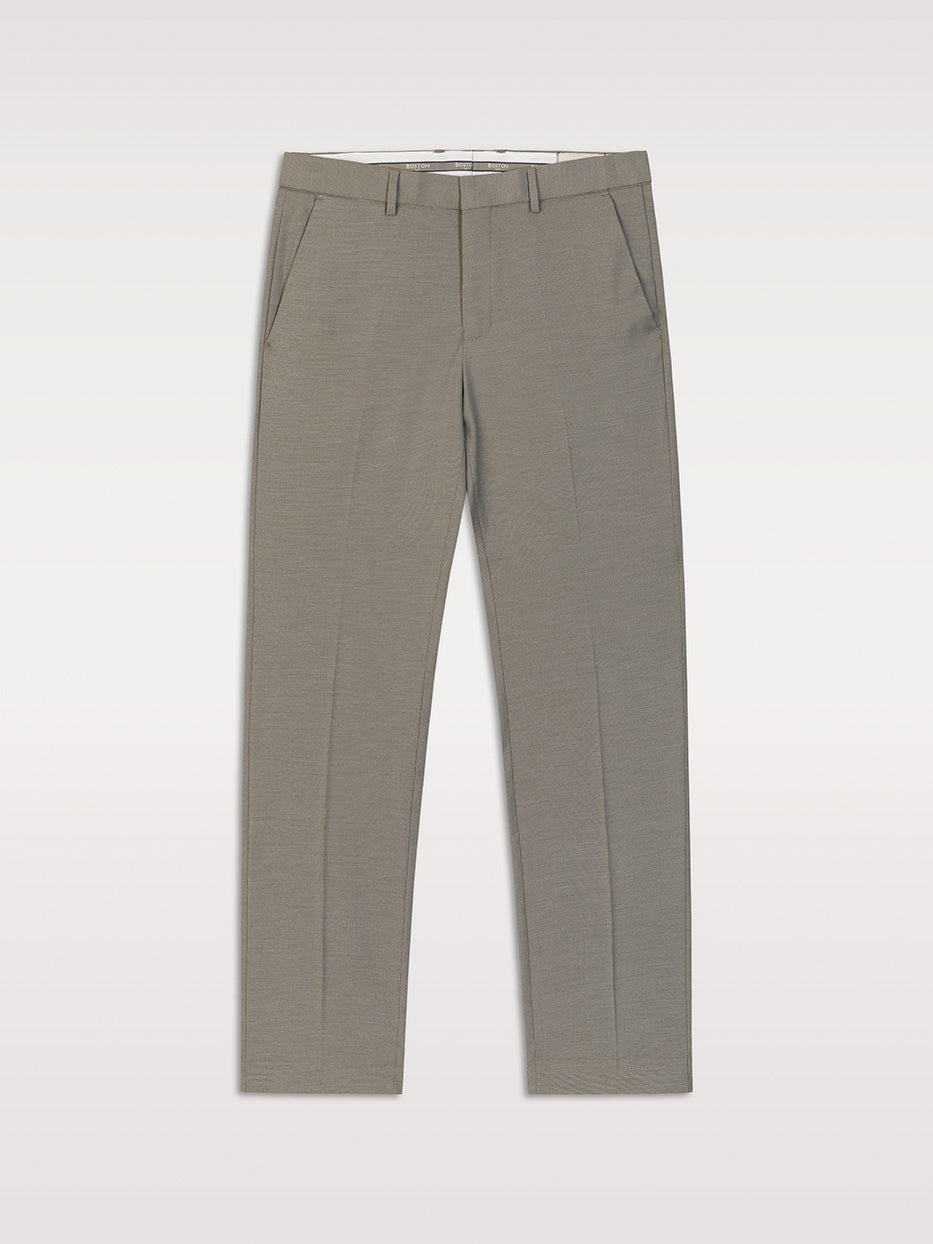 Pantalón traje falso liso