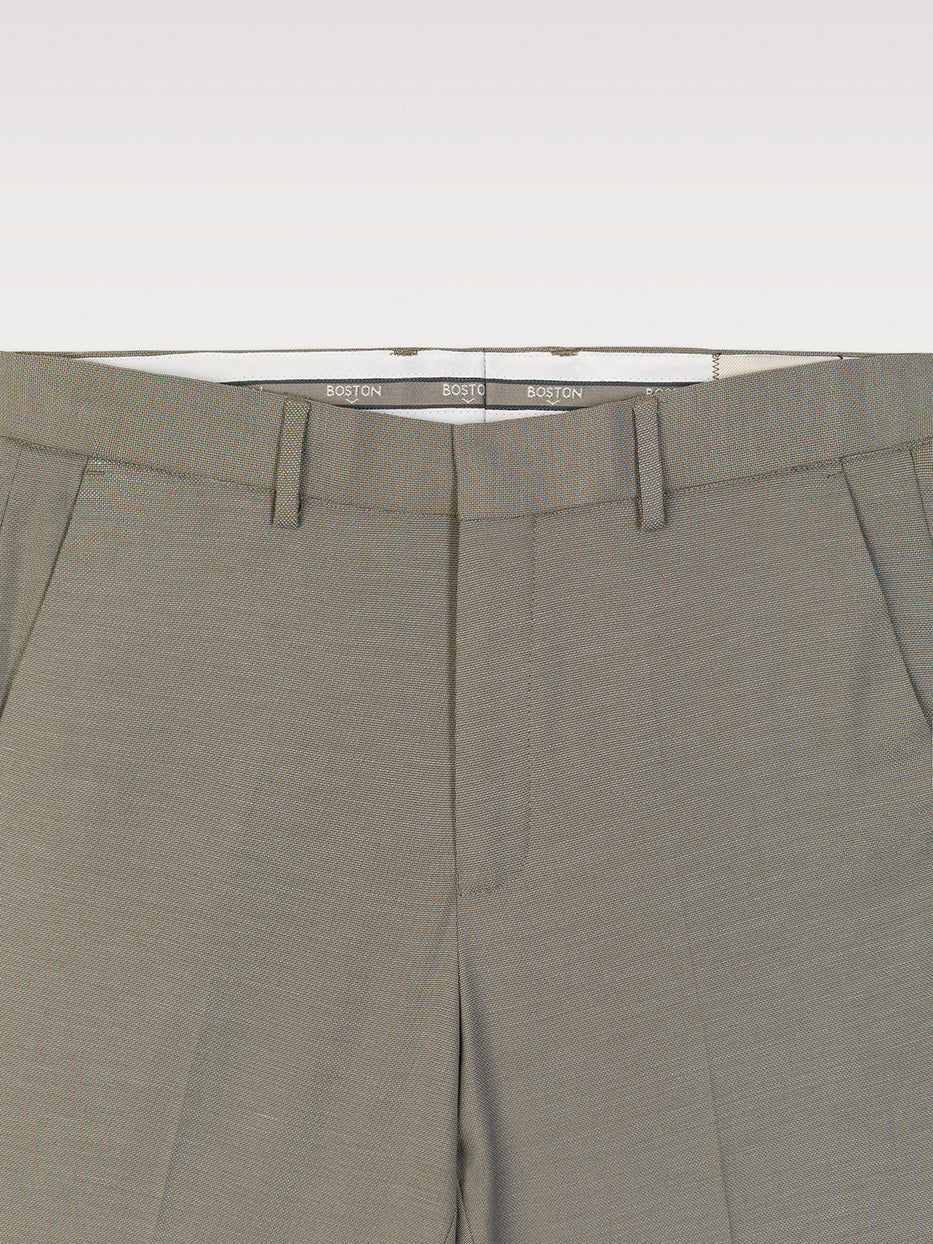 Pantalón traje falso liso