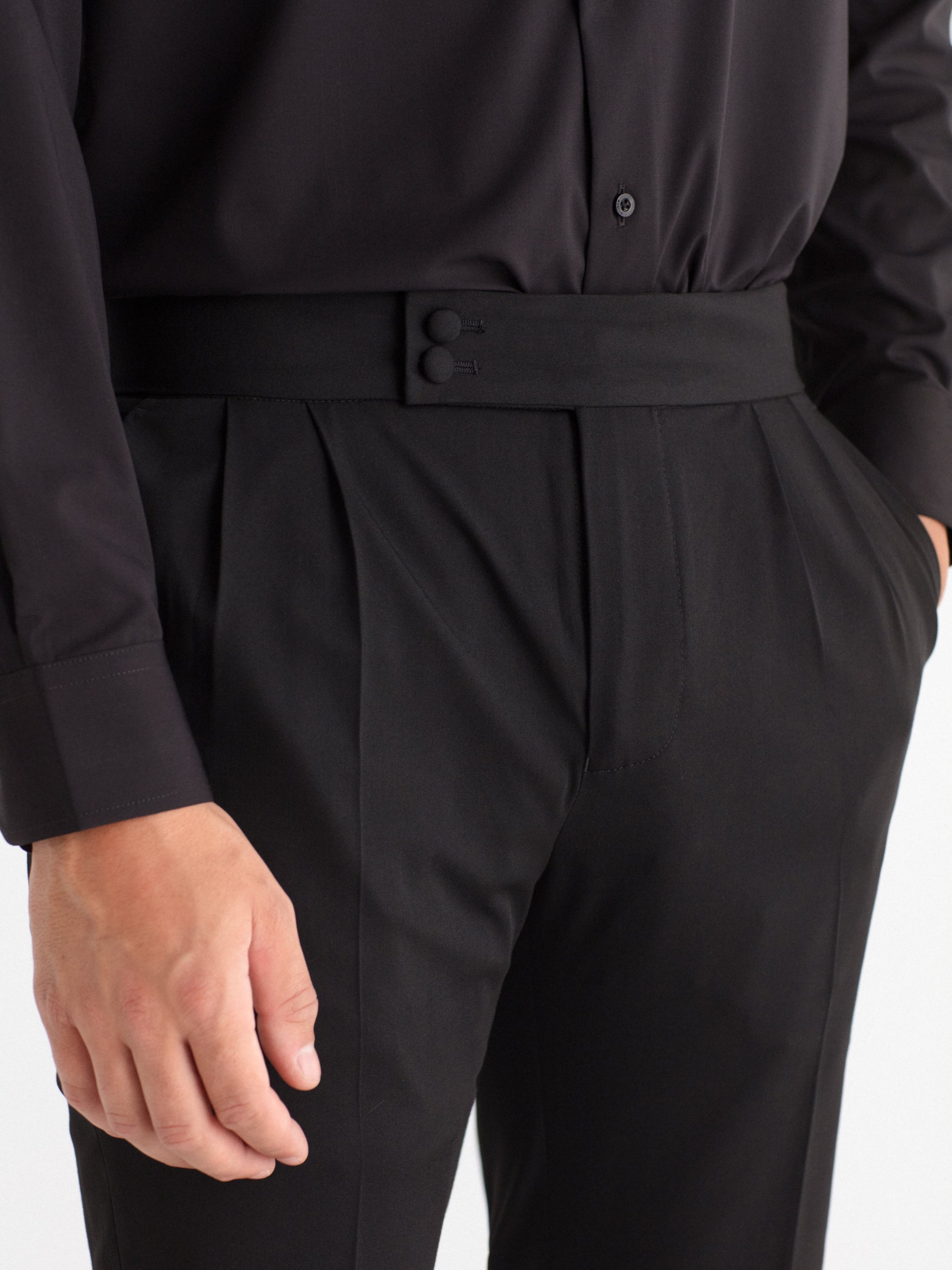 Pantalón traje slim fit gala