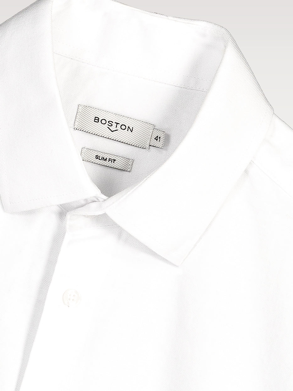 Camisa vestir slim fit fácil planchado