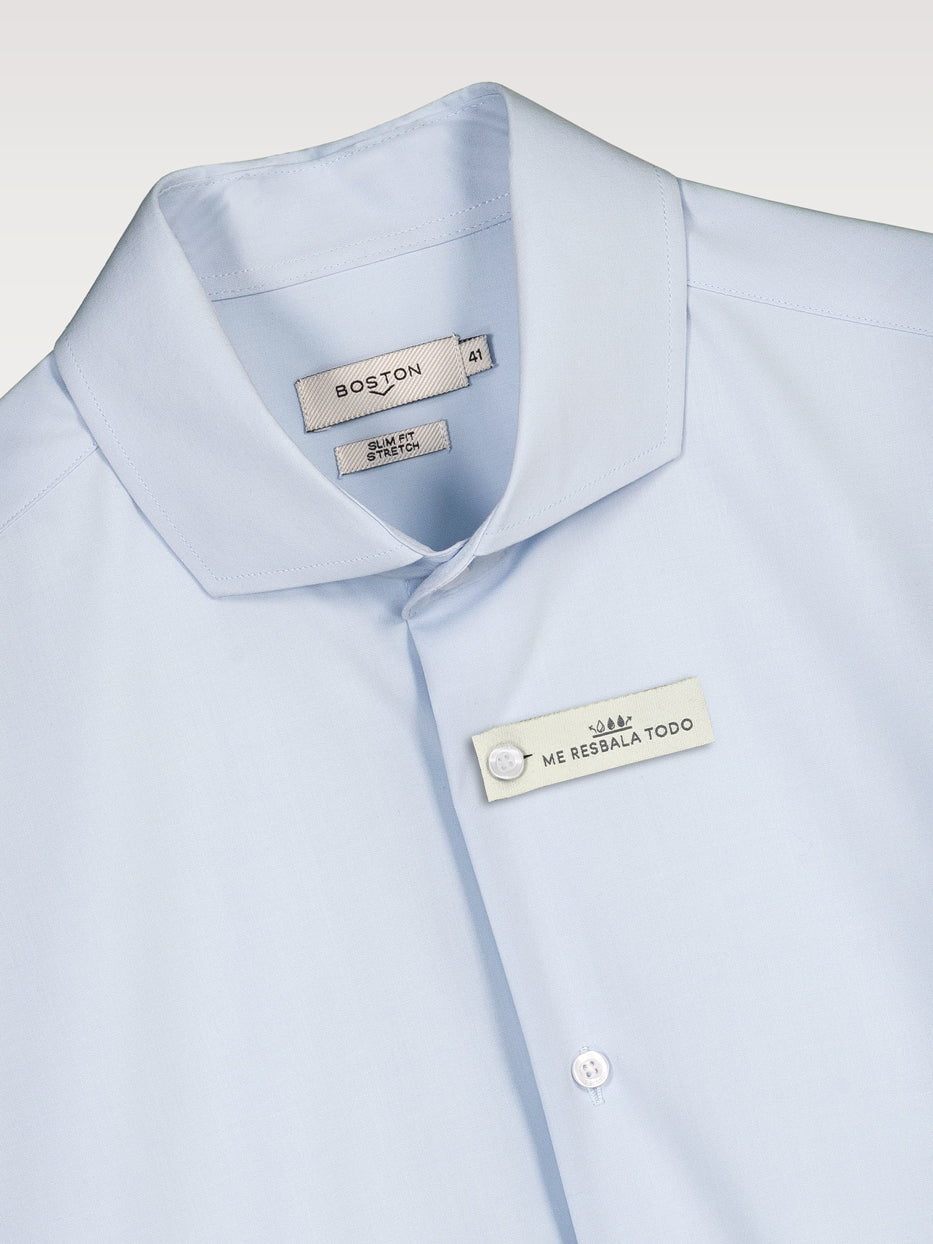 Camisa de vestir slim fit water repellent