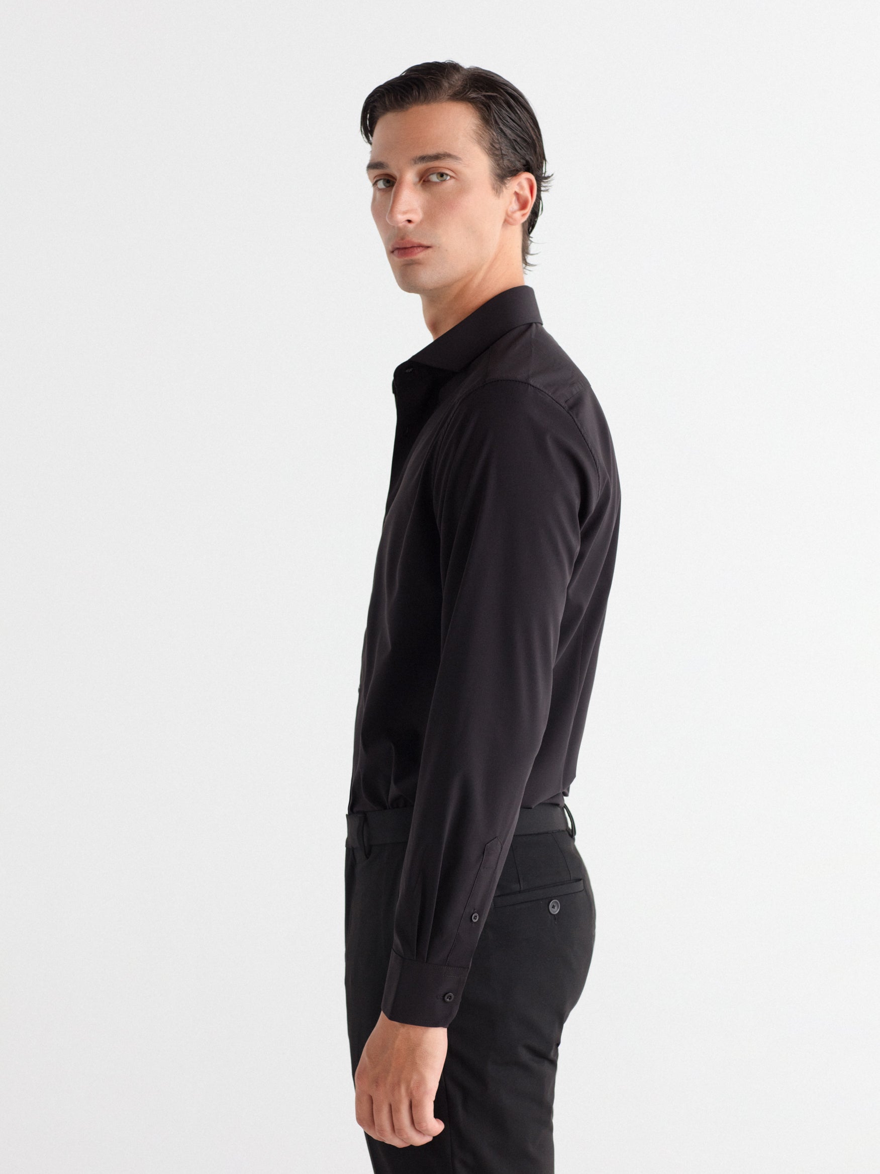 Camisa de vestir slim fit water repellent