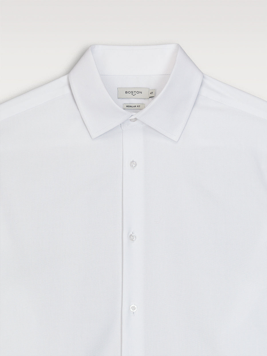 Camisa vestir regular fit 100% algodón