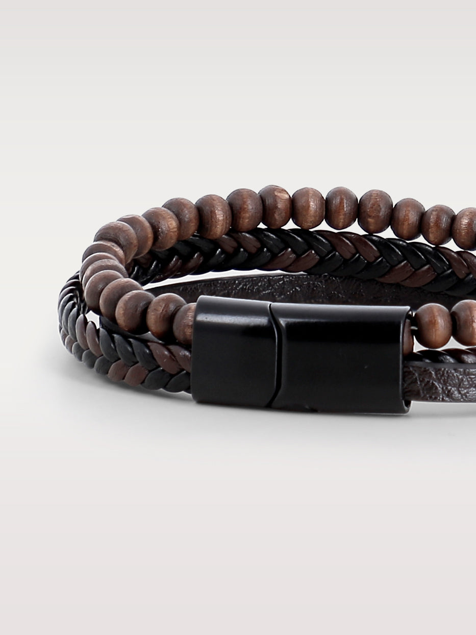 Pack pulsera trenzas y bolitas