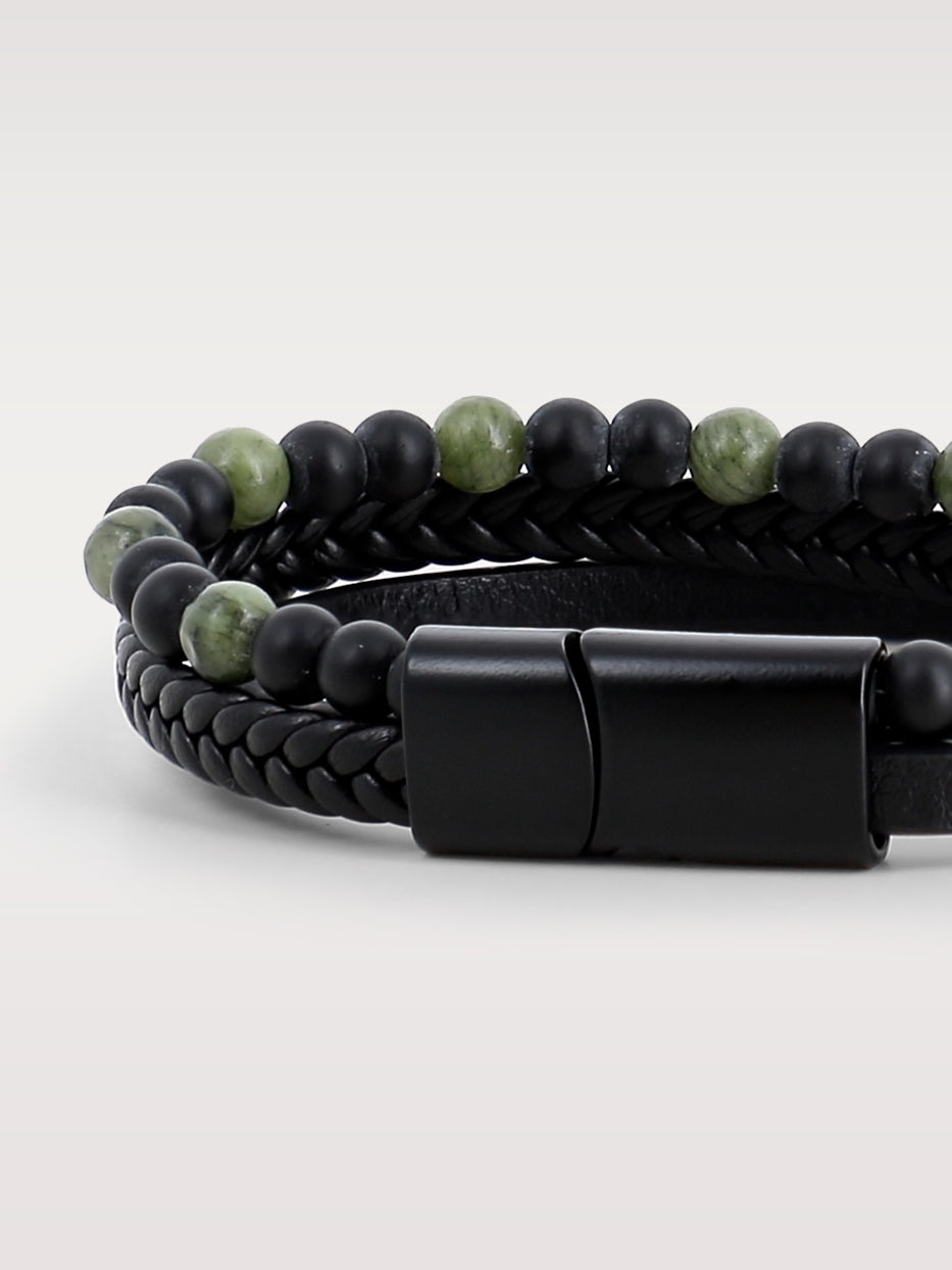 Pack pulsera trenzas y bolitas