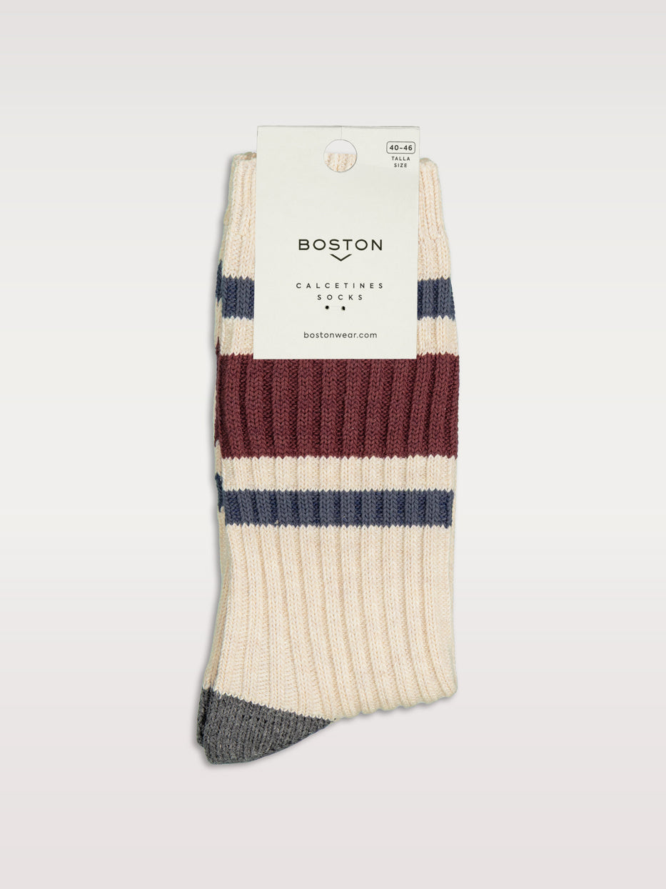 Calcetines bloques rayas