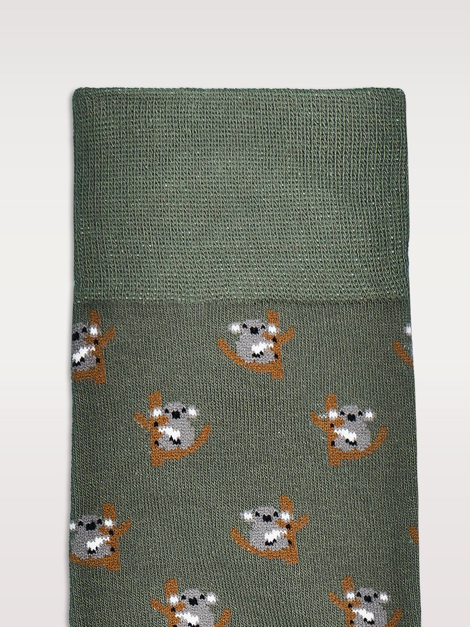 Calcetines estampado koalas