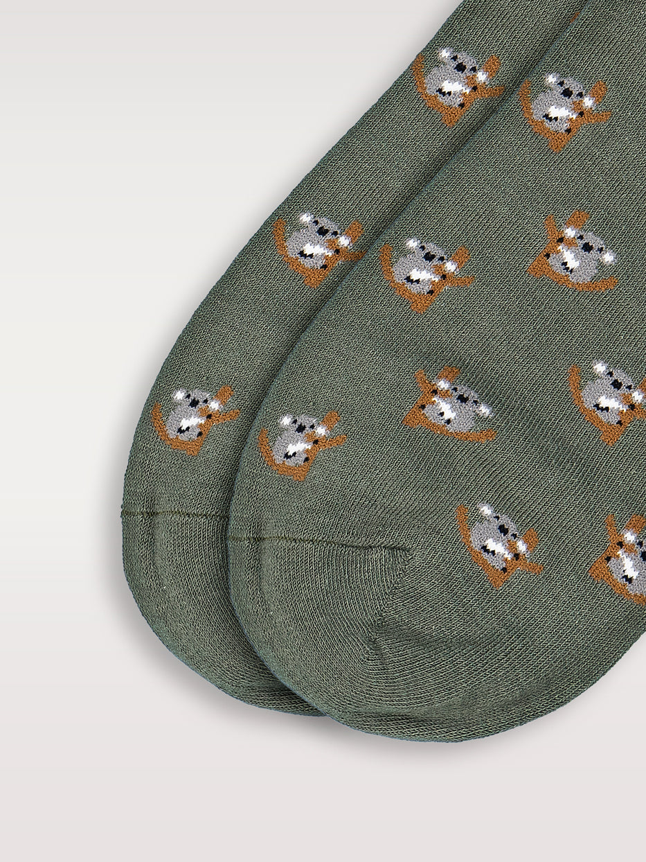 Calcetines estampado koalas