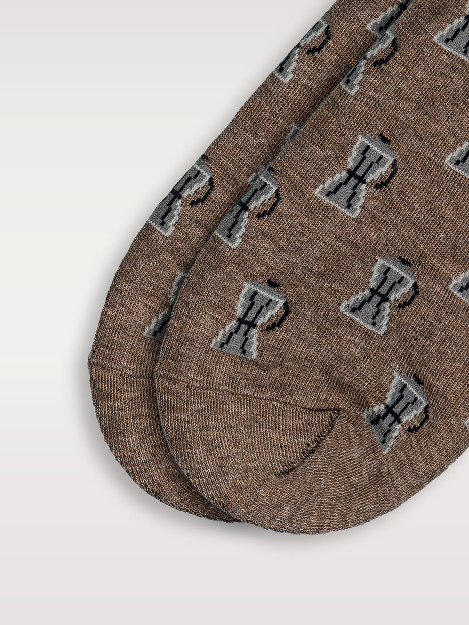 Calcetines estampado cafeteras