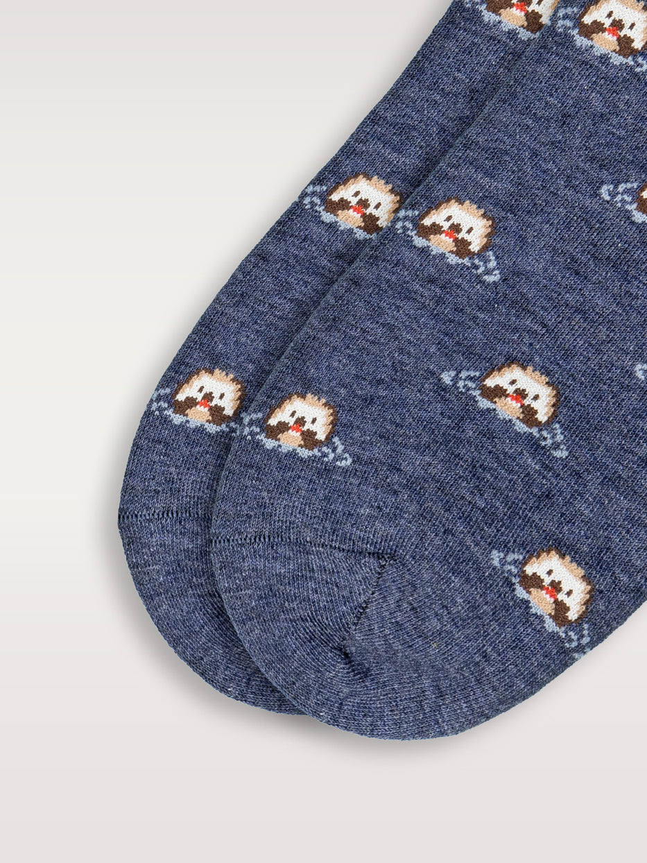 Calcetines estampado nutrias