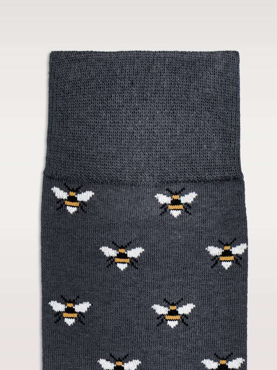 Calcetines estampados abejas